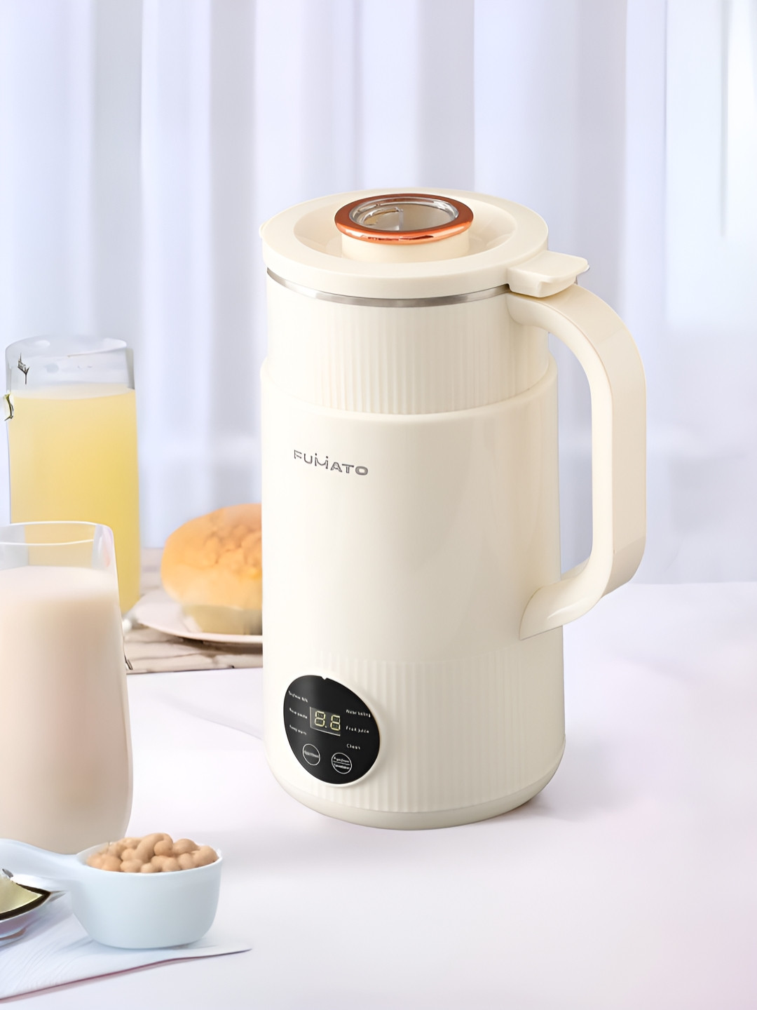 The Better Home FUMATO Beige Stainless Steel Soup Maker - 800 ml