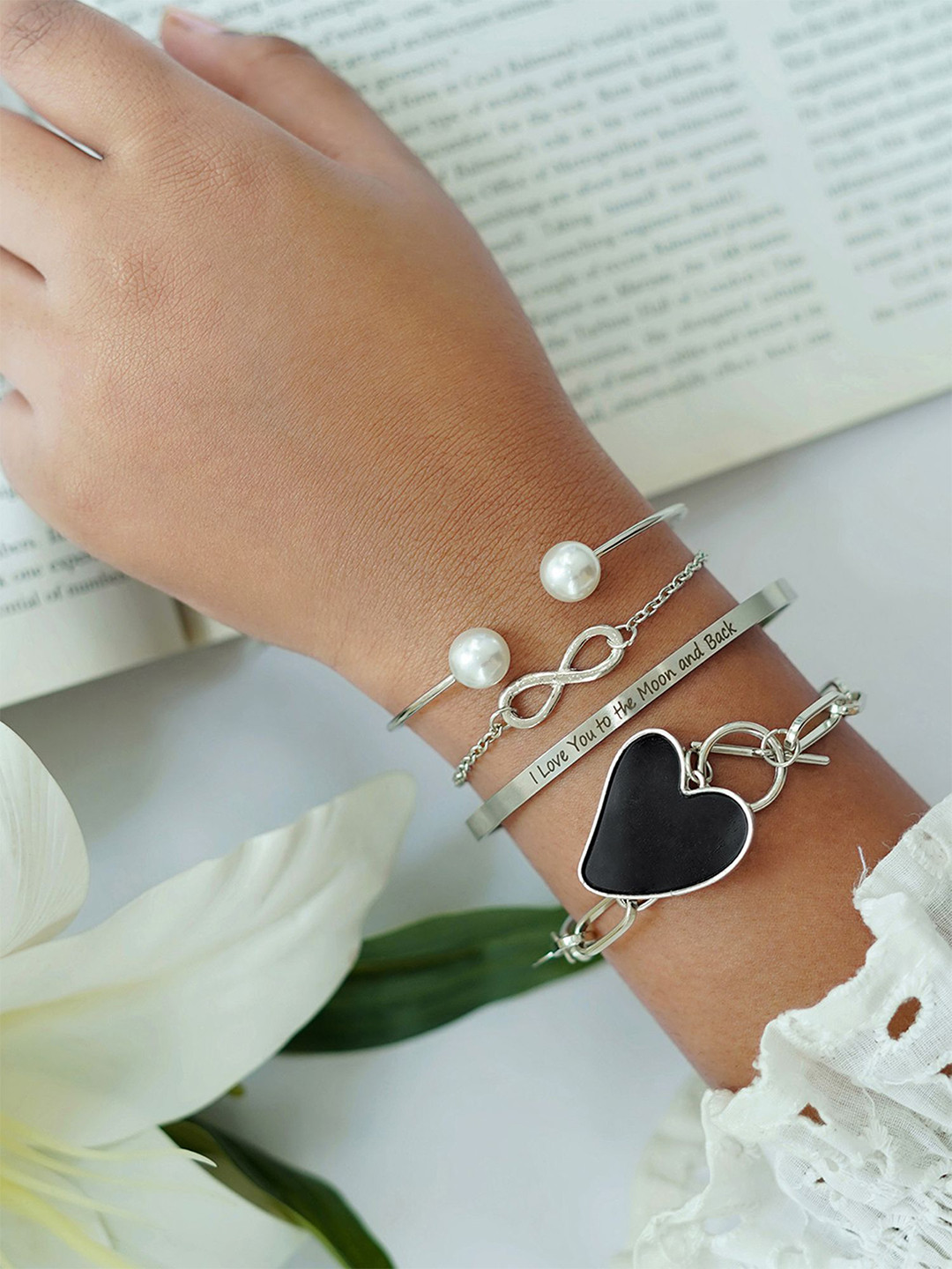 JOKER & WITCH Set Of 4 Avonlea Cuff Bracelet