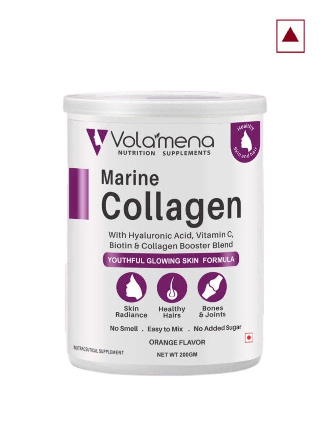 Volamena Marine Collagen Powder With Hyaluronic Acid & Vitamin-C-200g