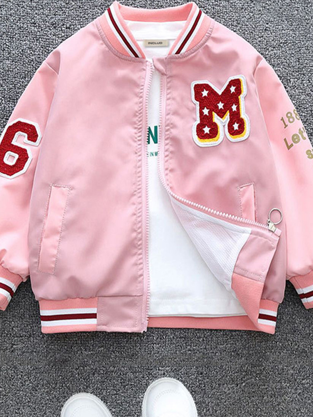 INCLUD Girls Varsity Jacket