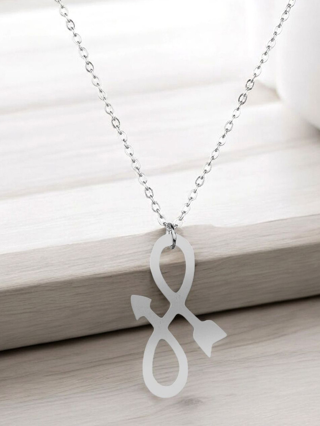 DressBerry Girls 925 Sterling Silver Inifinity Love Pendant with Chain