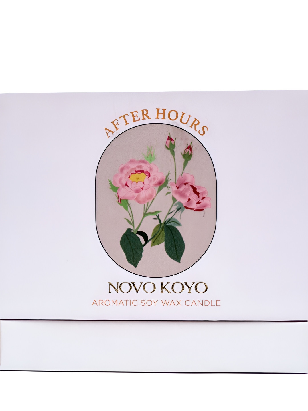 NOVO KOYO After Hours Textured 2 Wick Scented Abstract Geometric Regular Jar Candles