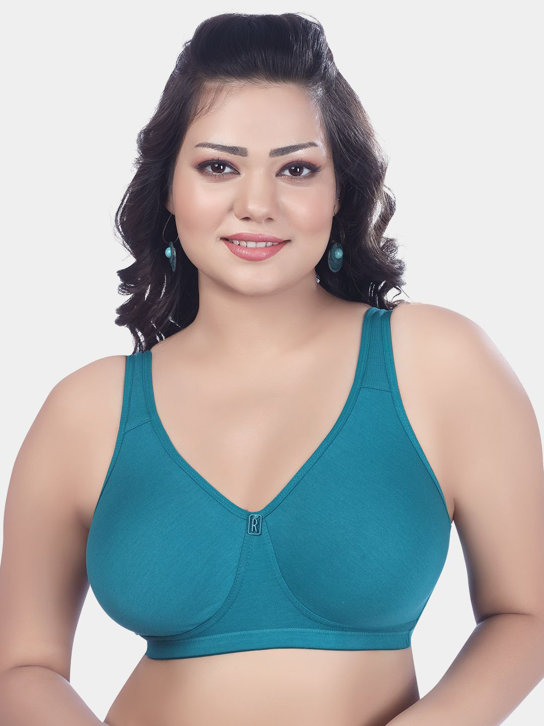 Trylo Riza Comfortfit Pure Cotton Fabric Non-Padded Non-Wired Molded Bra