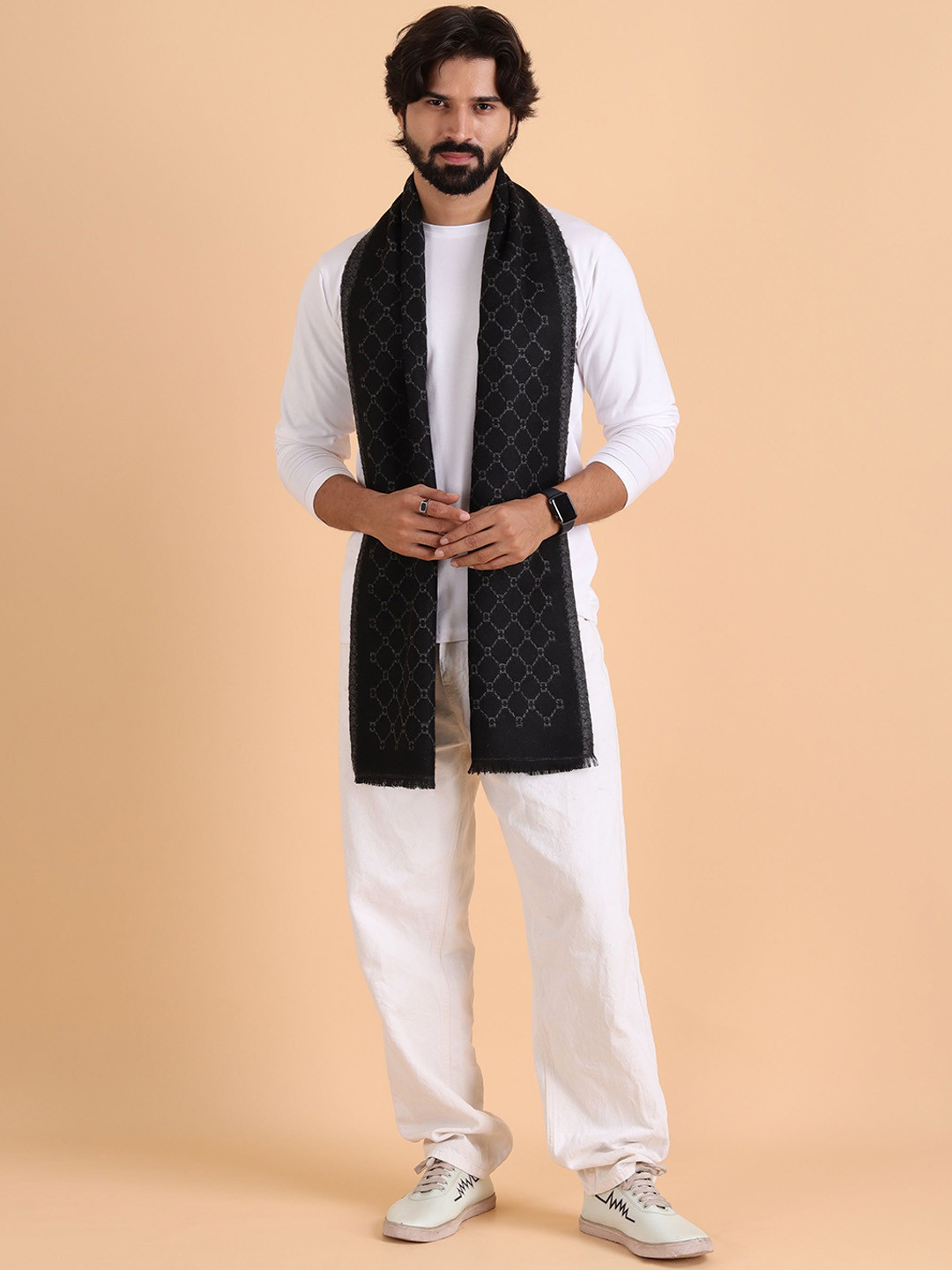 Tweedle Men Patterned Acrylic Mufflers