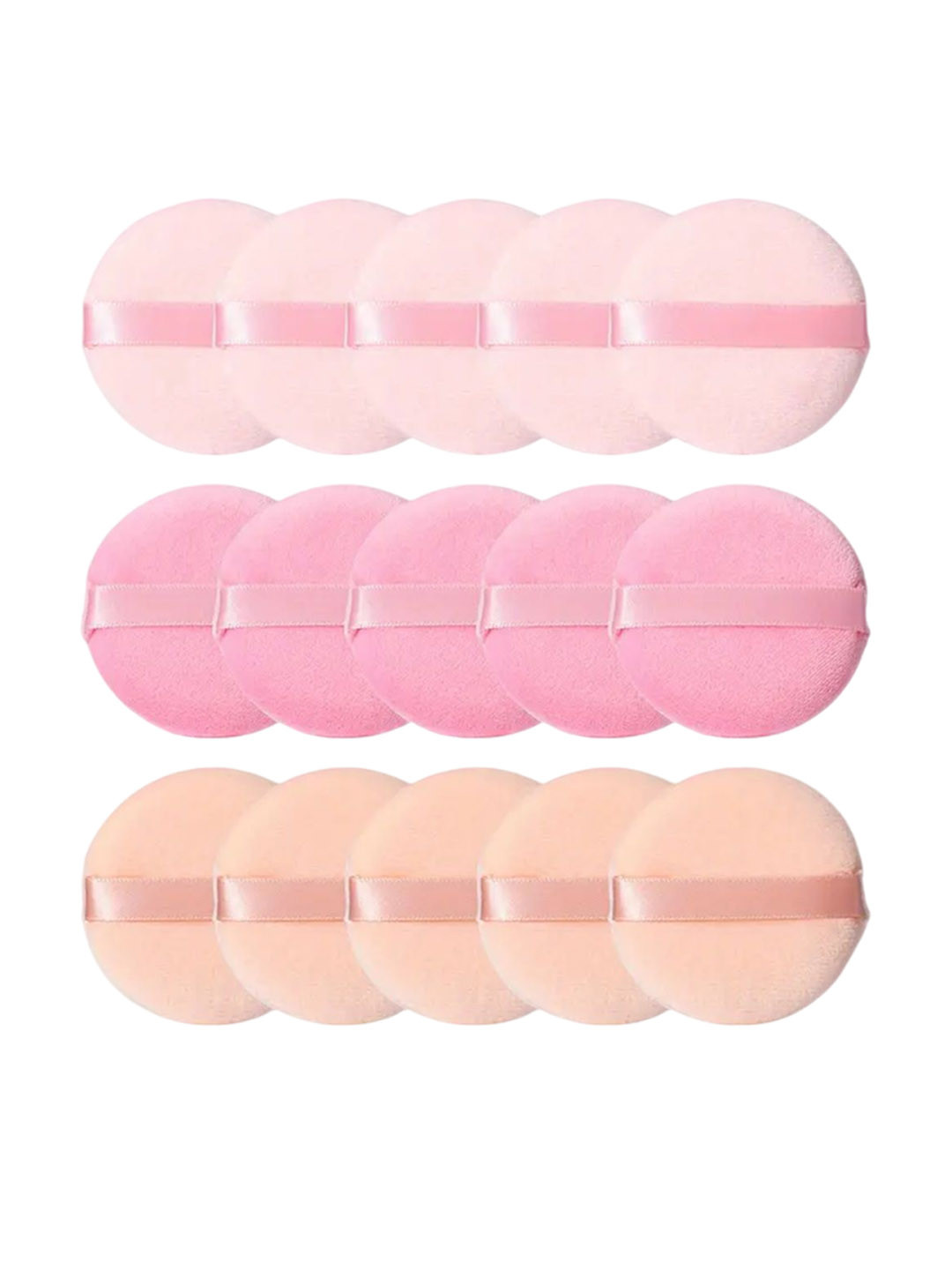 Facejewel Set Of 15 Soft Velvet Makeup Sponge Set