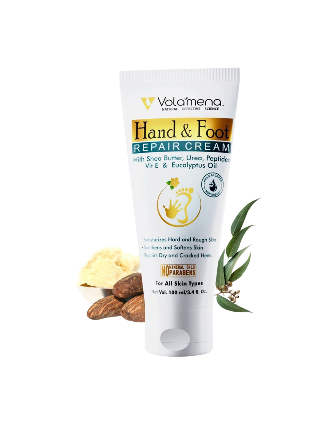 Volamena Hand & Foot Repair Cream With Shea Butter & Vitamin E 100 ml