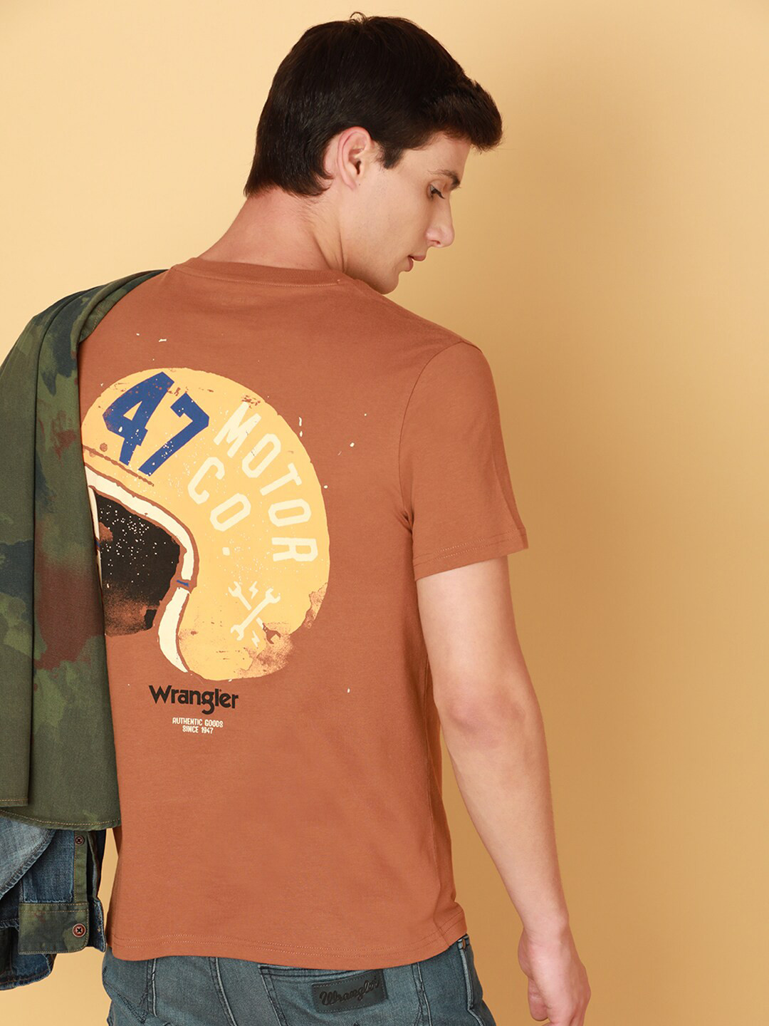 Wrangler Graphic Printed Cotton T-Shirt