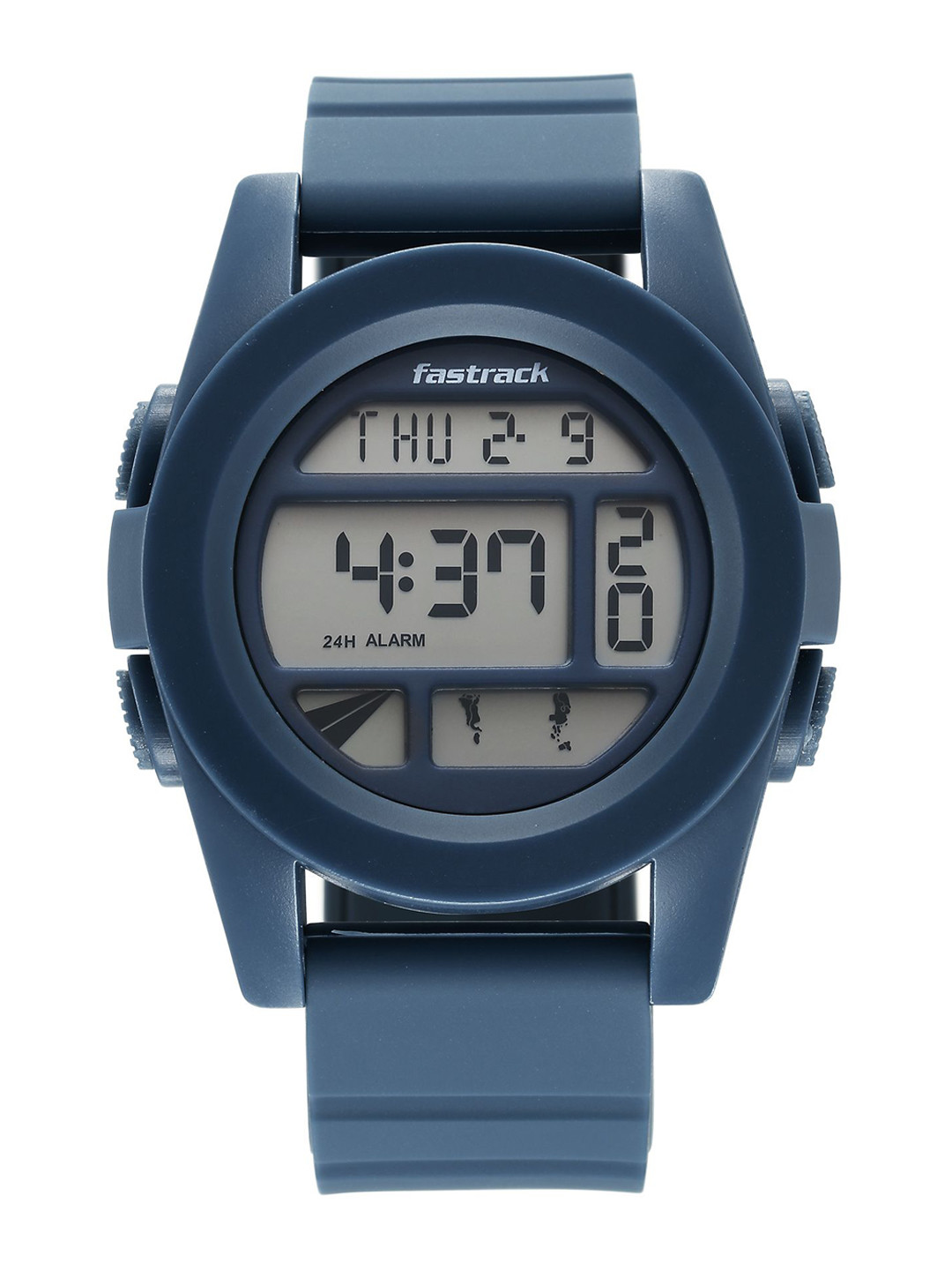Fastrack Street Style Men Embellished Dial & Straps Digital Watch 38120PP03