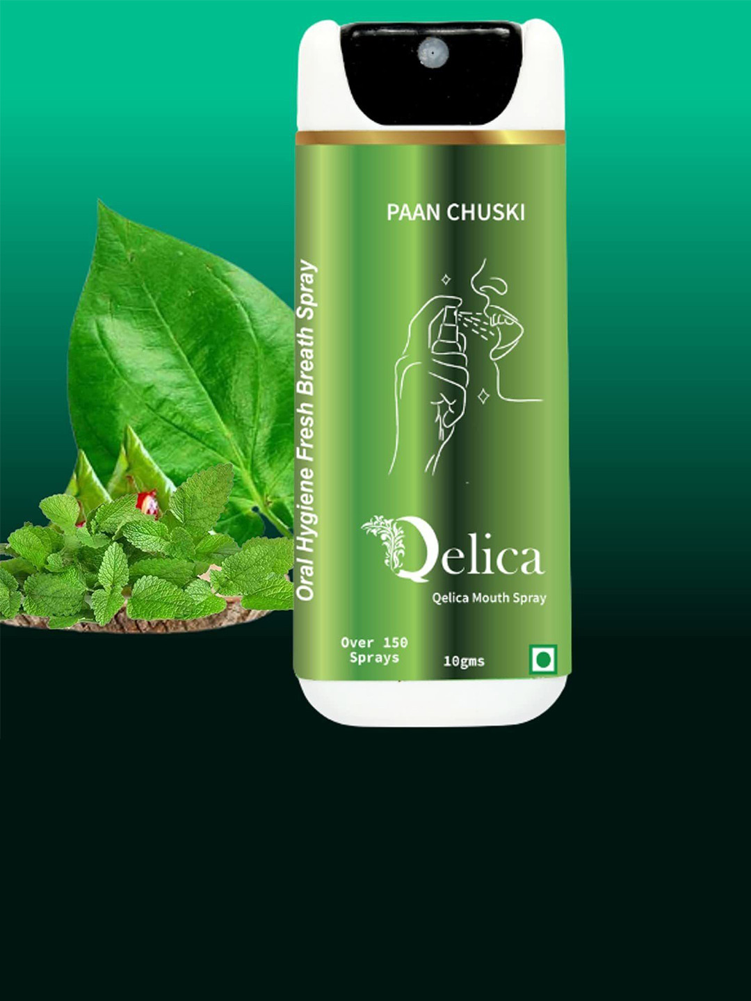 Qelica Set Of 2 Paan Chuski & Dubai Special Mouth Spray 10 g Each