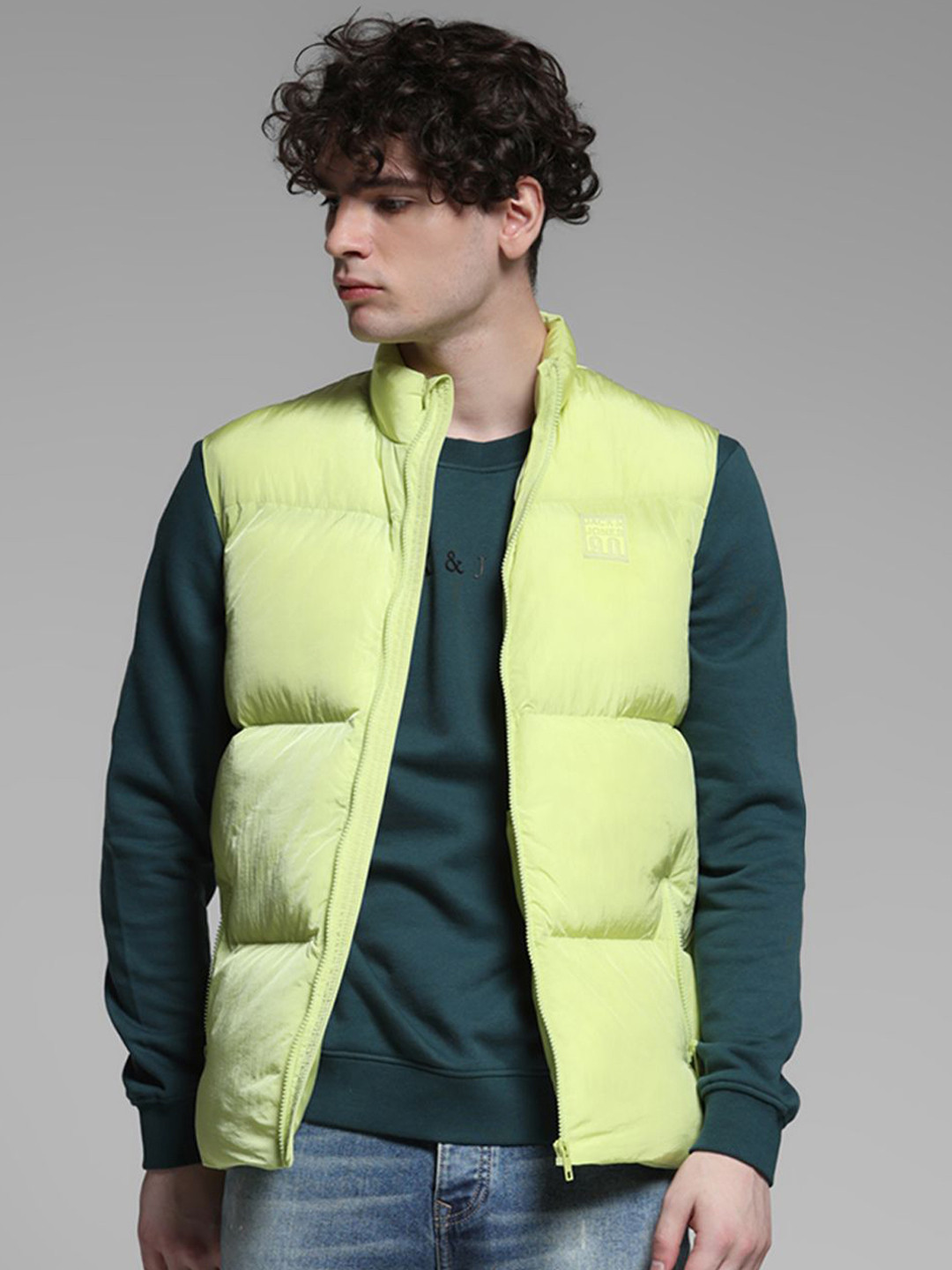 Jack & Jones Men Sleeveless Gilet Jacket