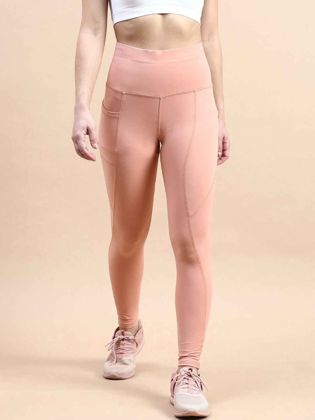 VOXATI Women Slim-Fit Ankle-Length Gym Yoga Pants Tights