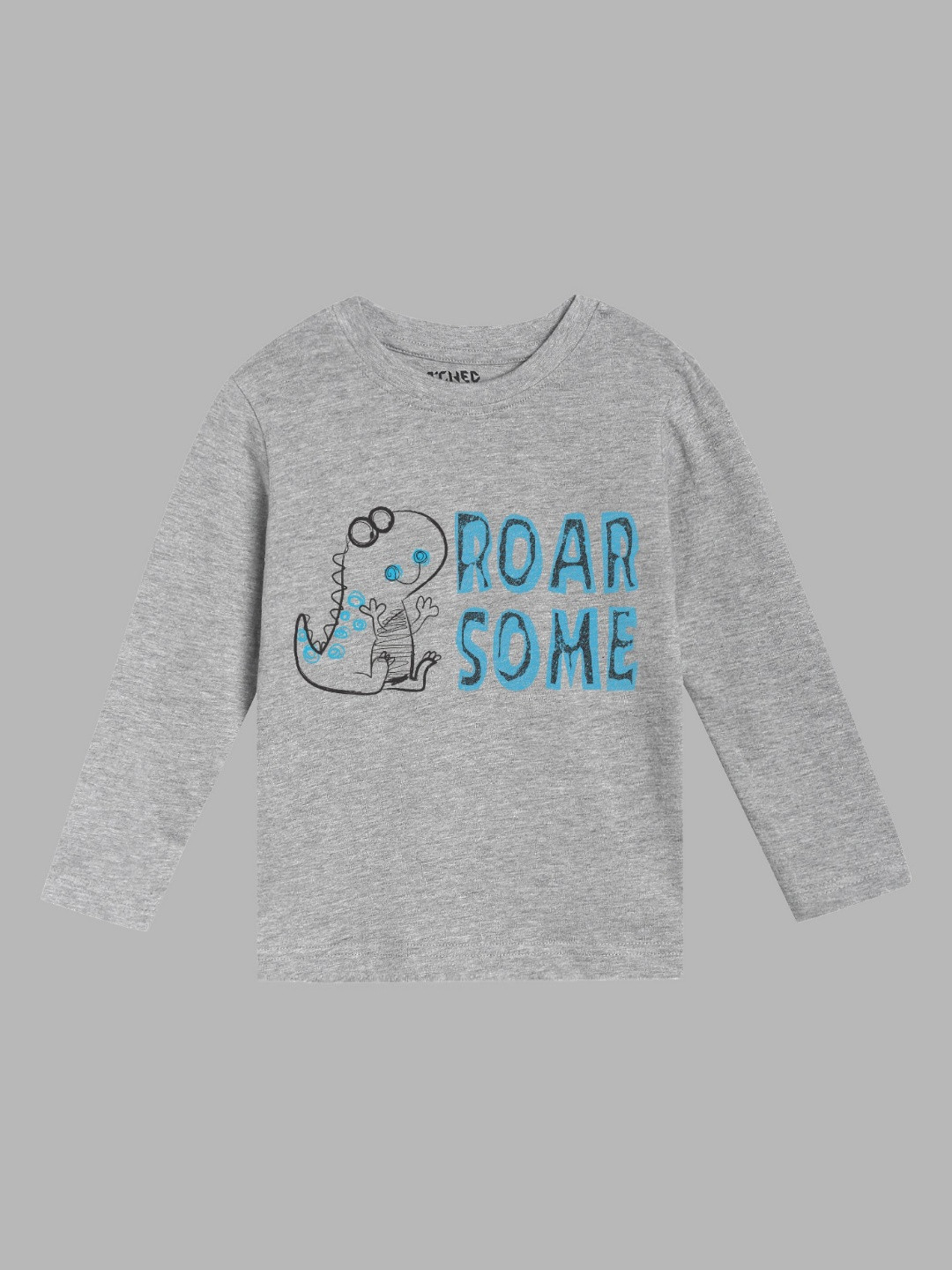 ETCHED DESIGN Boys Typography Printed Applique T-shirt