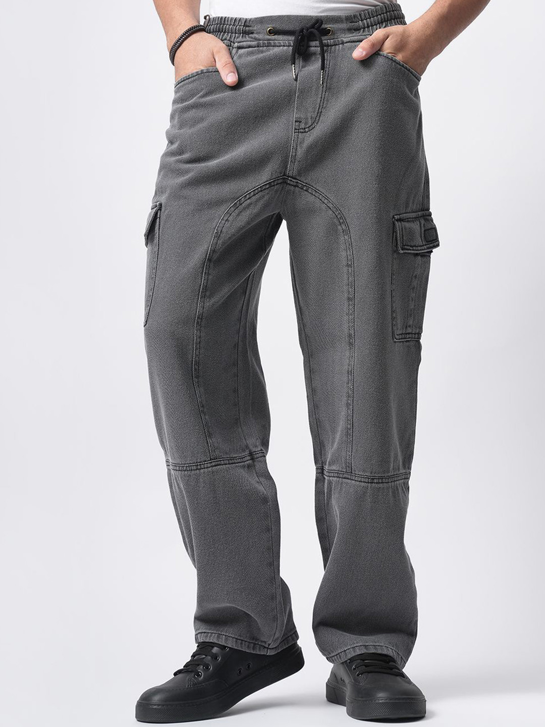 British Club Men Comfort Jogger Clean Look Low-Rise Jeans