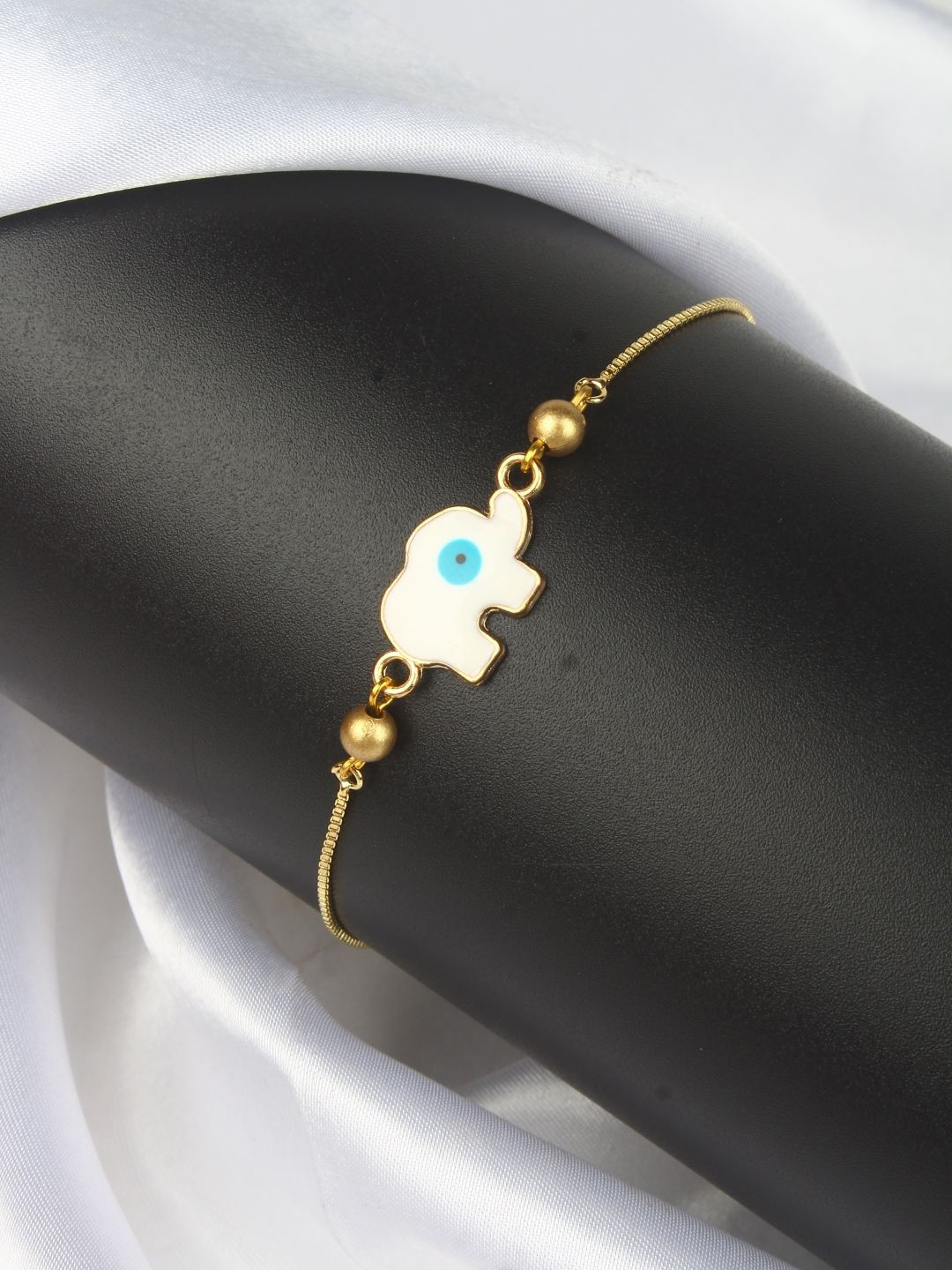 KPOP Gold-Plated Elephant Charm Bracelet