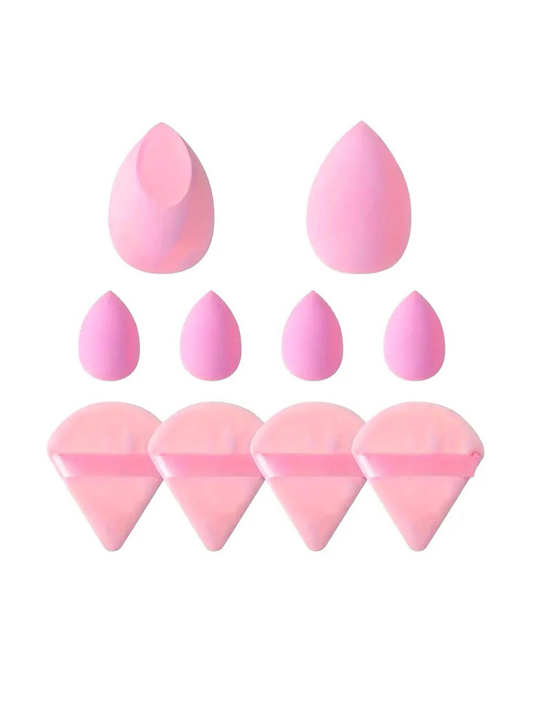 Facejewel 10 Pcs Makeup Beauty Blender Puffs