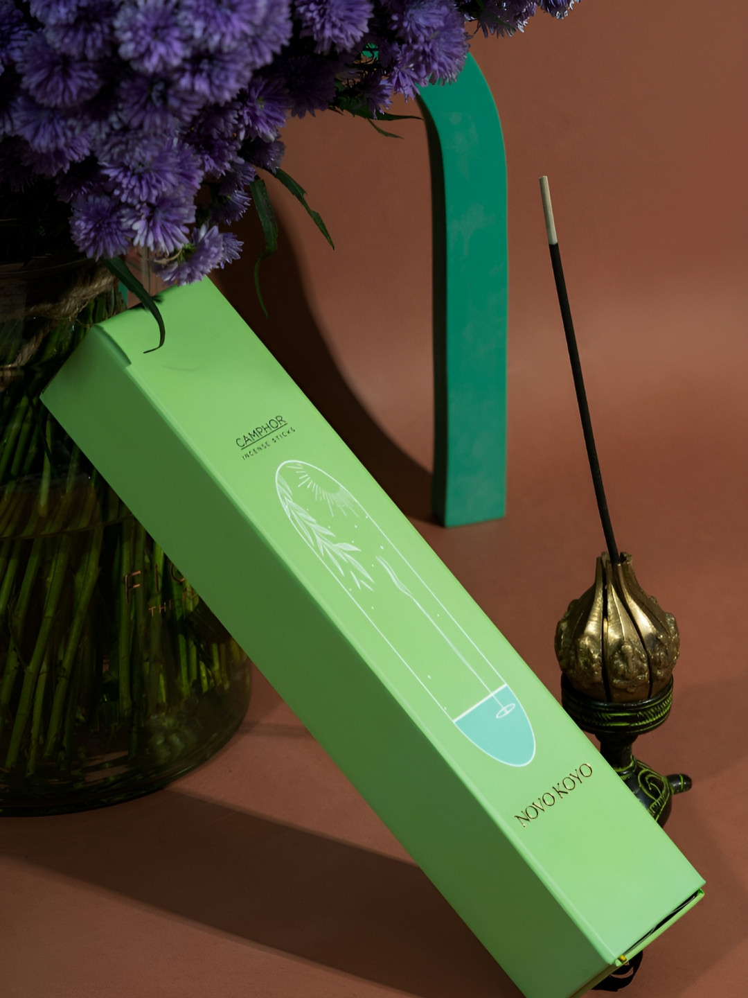 NOVO KOYO Green & Blue Camphor Incense Sticks