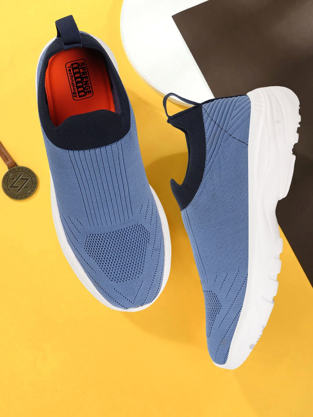 SPRENGE Men Lightweight Slip-On Sneakers