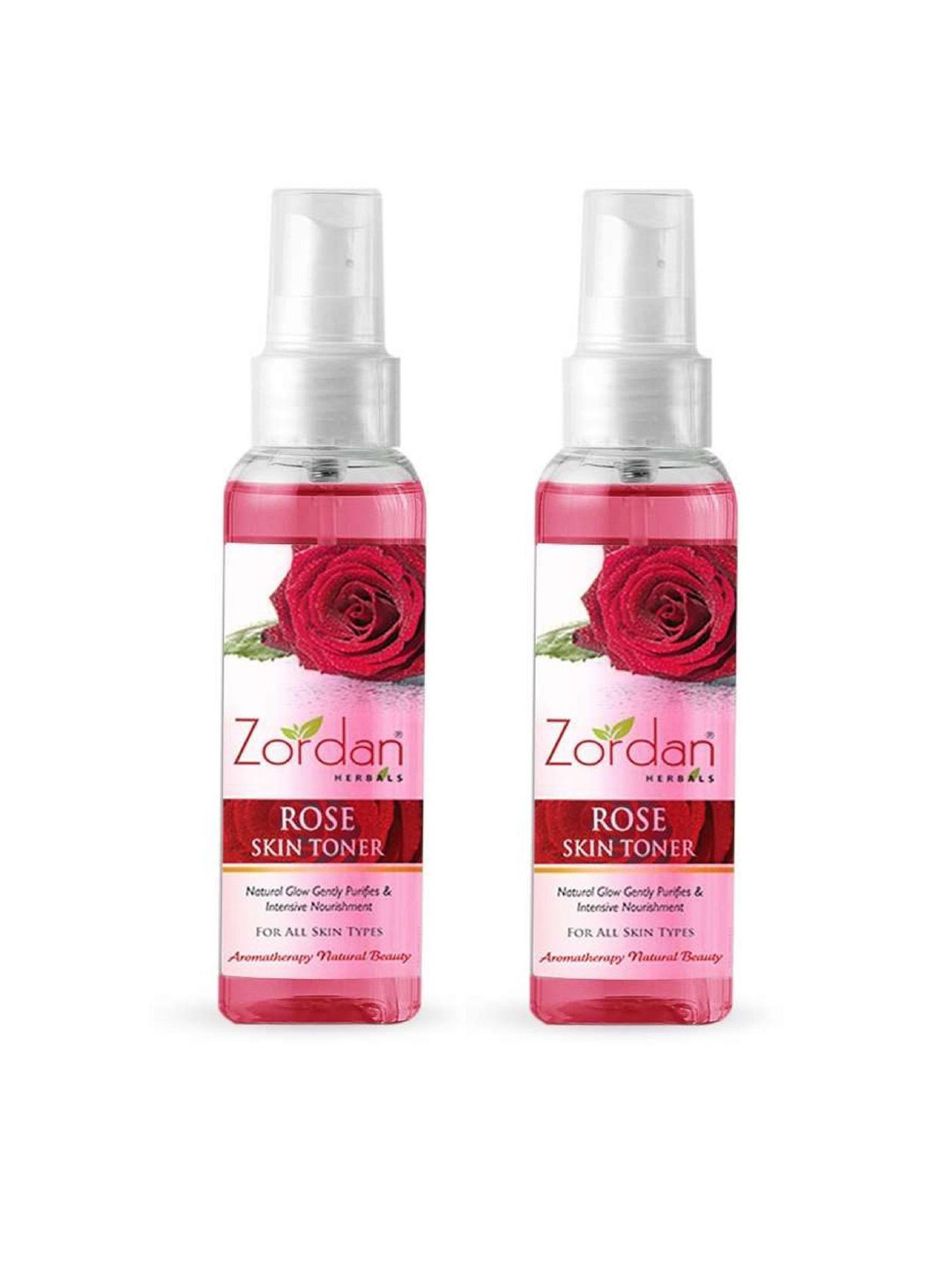 ZORDAN Set Of 2 Herbals Rose Skin Toner-100ml Each