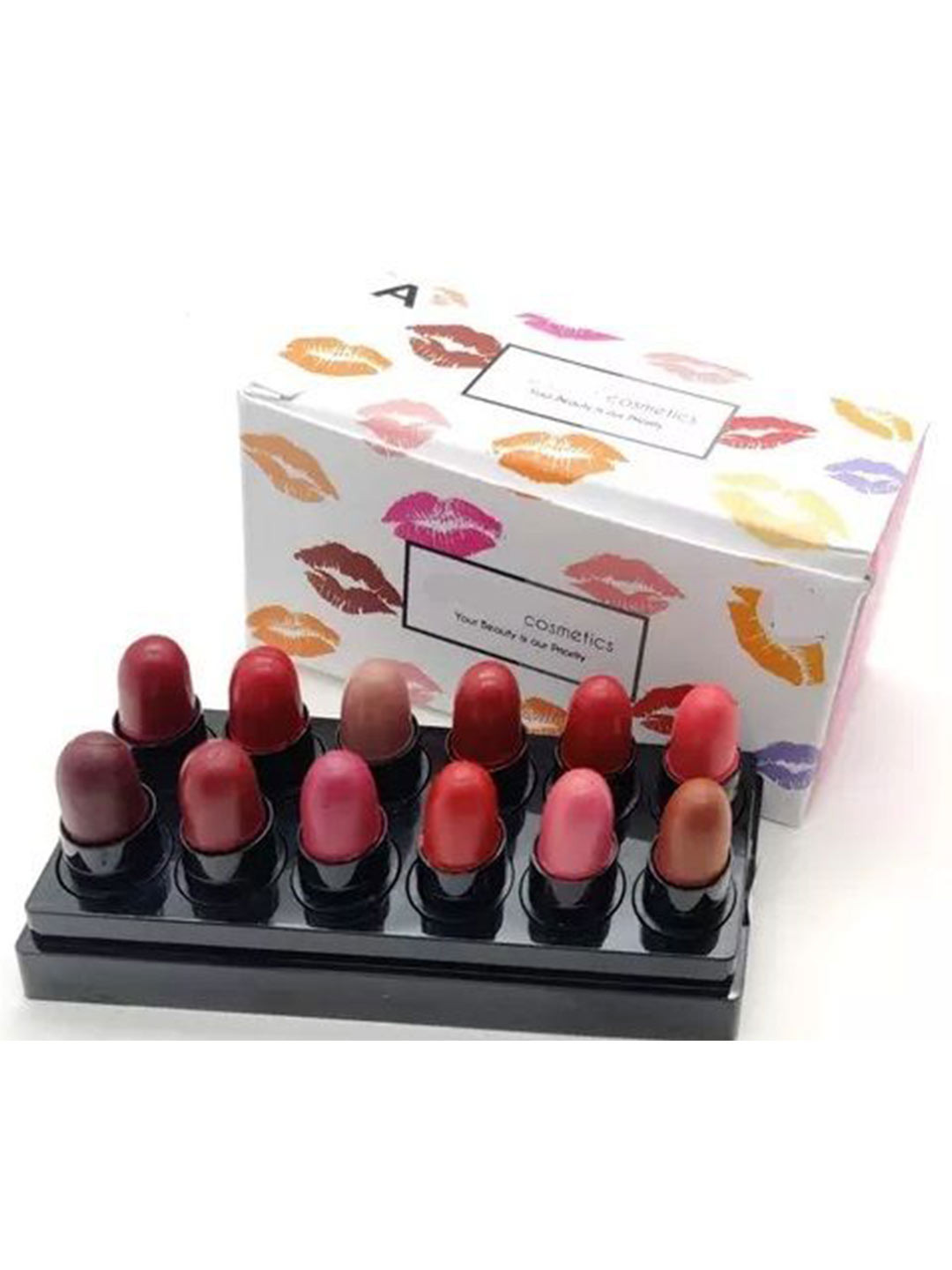 YELGO Set Of 12 Pinner Matte Mini Lipsticks - 2.5 g Each