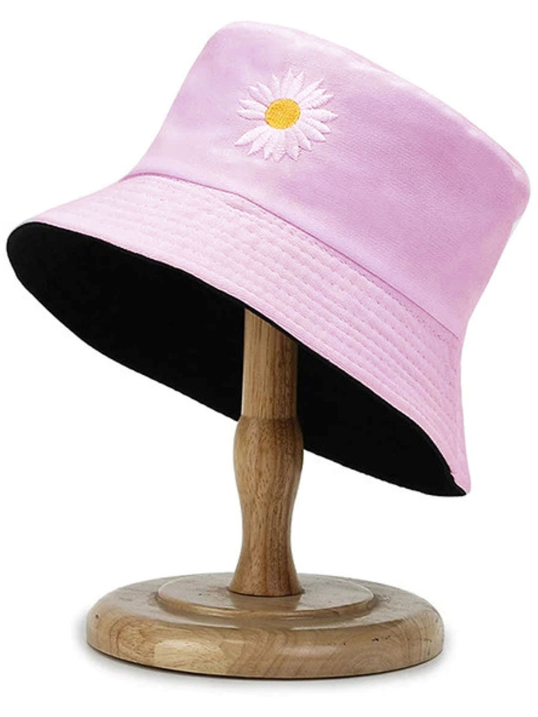 Infispace Pink Embroidered Bucket Hat