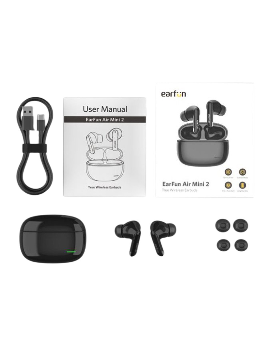 Earfun Air Mini 2, TWS Bluetooth Earbuds with 24H Playtime