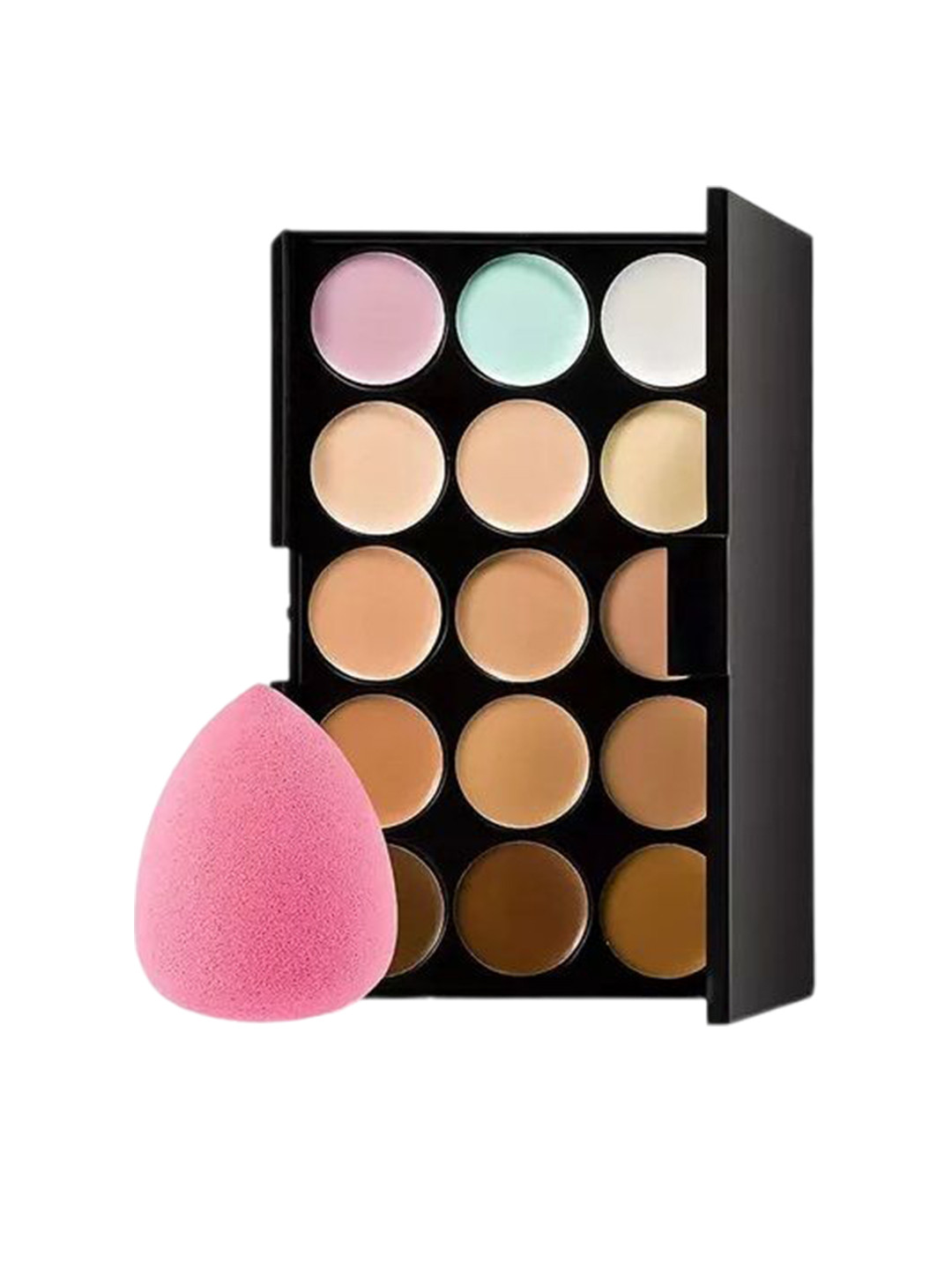 YELGO Set Of 2 Eyeshadow & Puff Makeup Combo