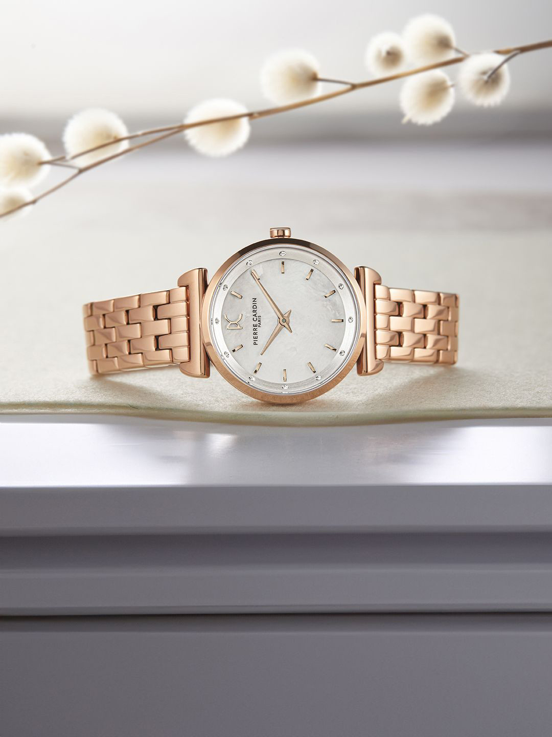 pierre cardin Women Dial & Stainless Steel Straps Analogue Watch CF.0812.SC.RG.1