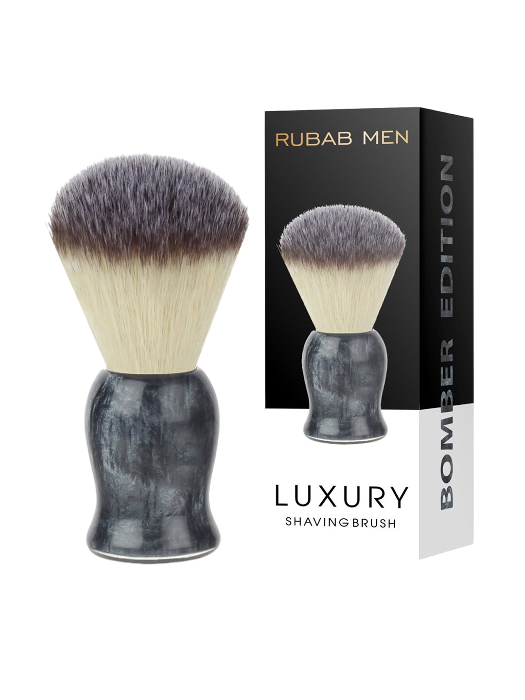 RUBAB MEN 100% Cruelty Free Bristles Premium Soft Shaving Brush