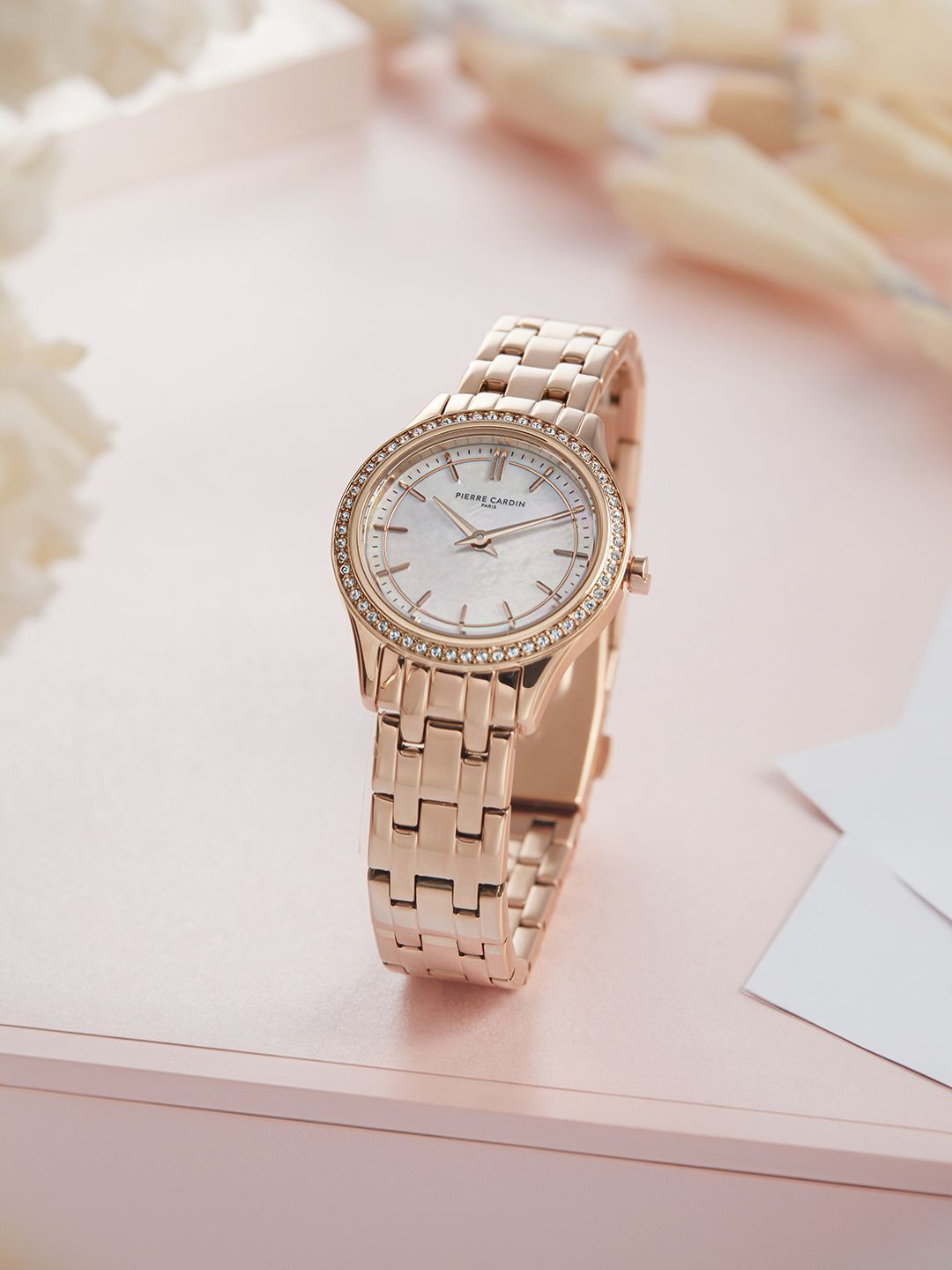 pierre cardin Women Dial & Stainless Steel Straps Analogue Watch CF.0611.SC.RG