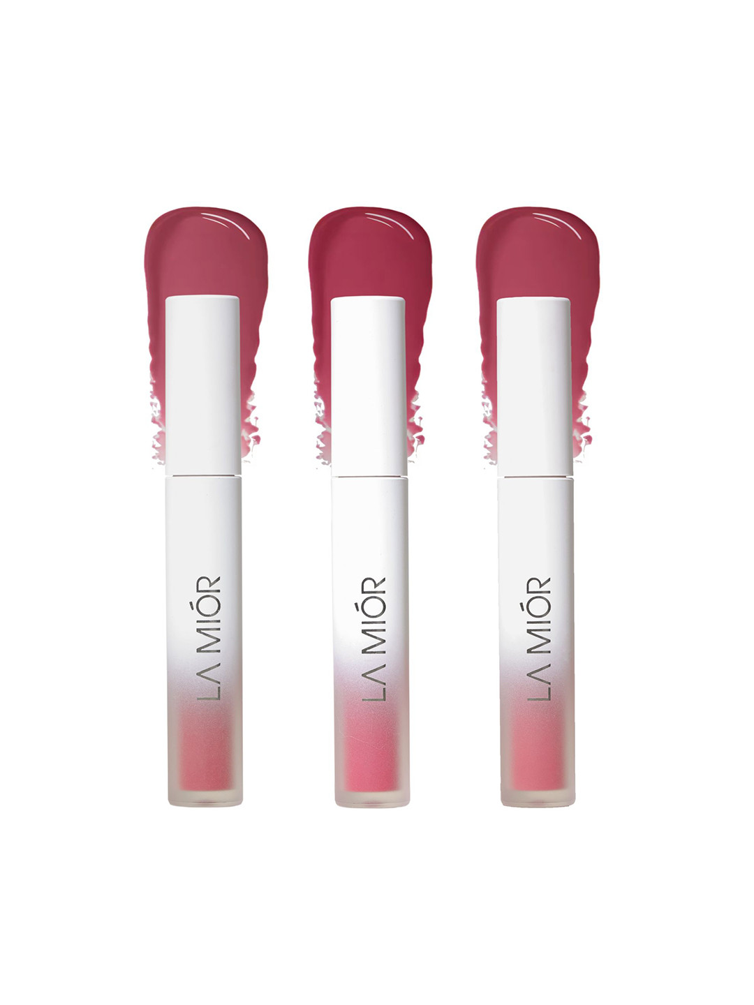 LAMIOR Set Of 3 Long-Lasting Juicy Glossy Finish Lipstick - 6 ml Each - Dreamy Monsoon