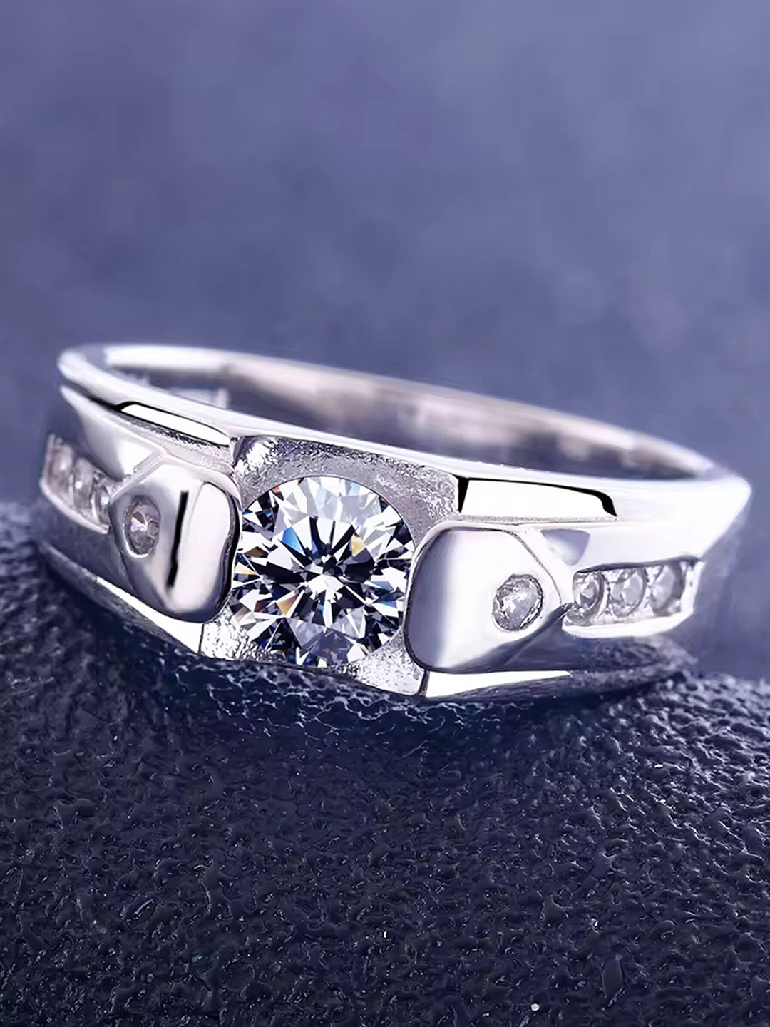 Heer Collection Stone-Studded Adjustable Finger  Ring