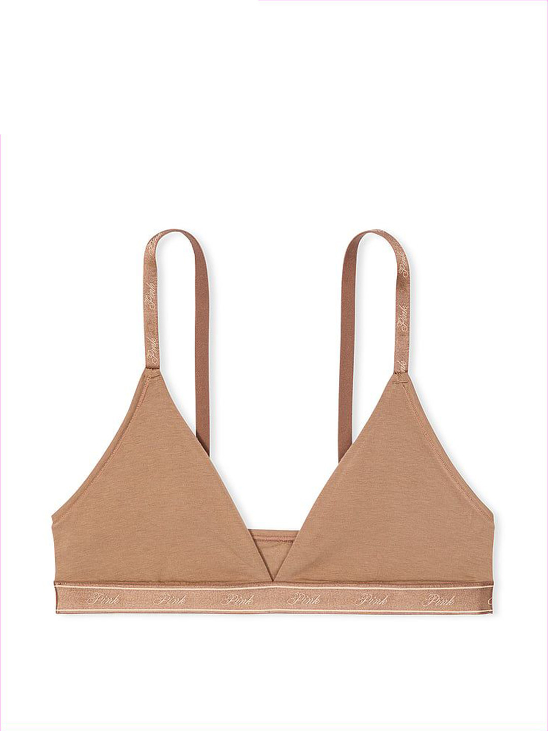 Victoria's Secret PINK Bralettes & Bra Tops Base Cotton Triangle Bralette
