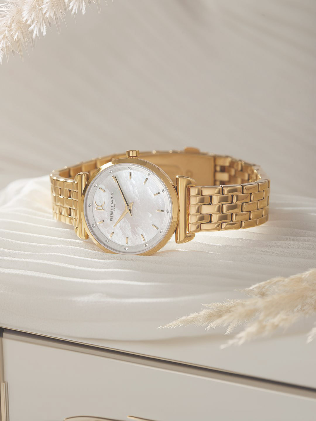 pierre cardin Women Dial & Stainless Steel Straps Analogue WatchCF.0812.SE.G.1