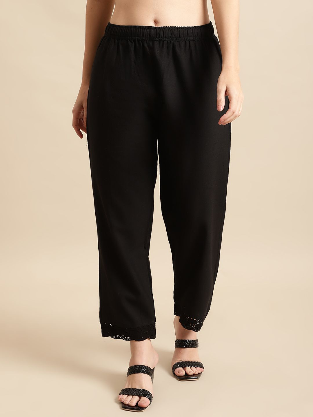 Pistaa Women Ethnic Palazzos