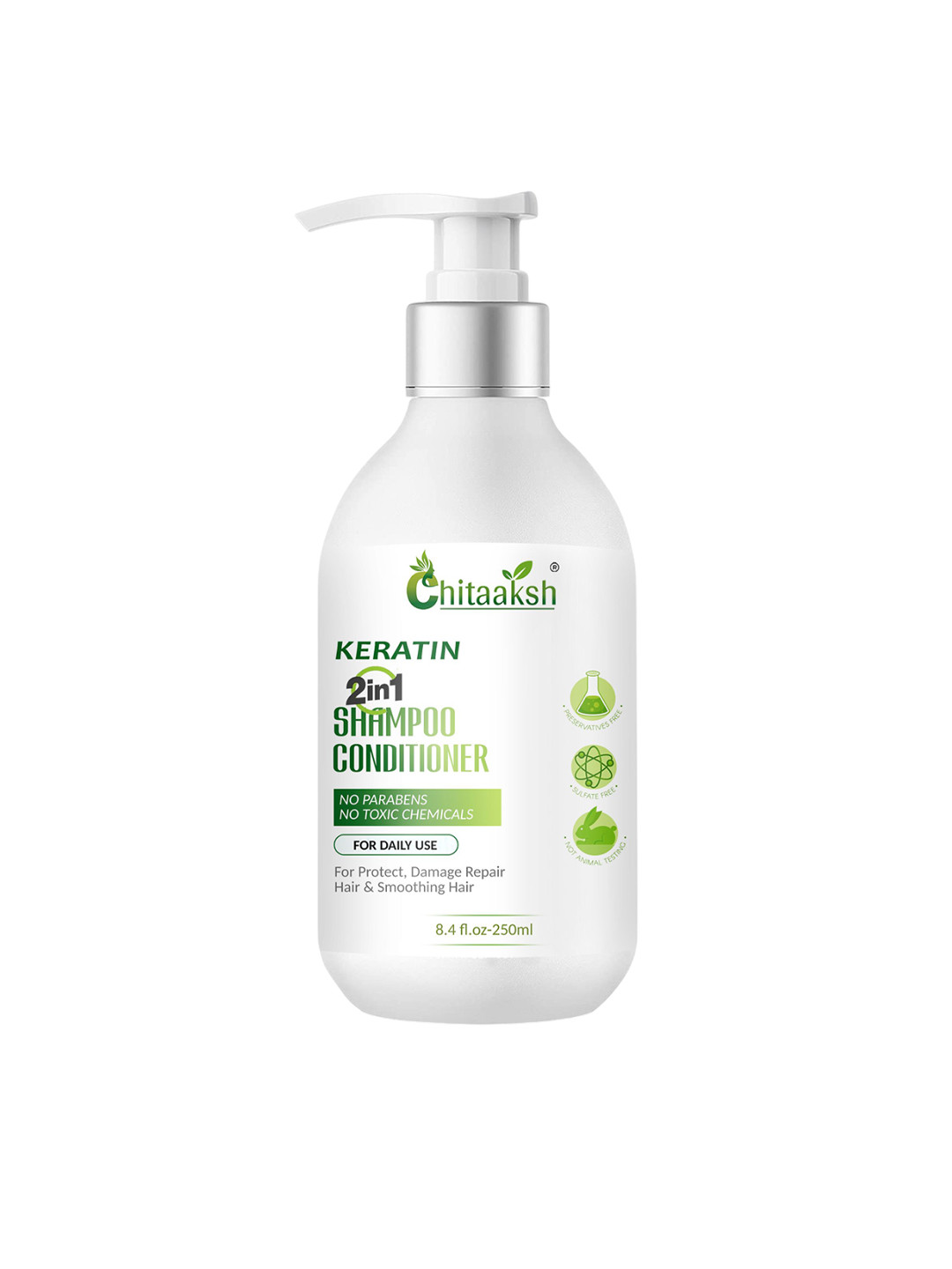 Chitaaksh 2 In 1 Keratin Shampoo & Conditioner- 250ml