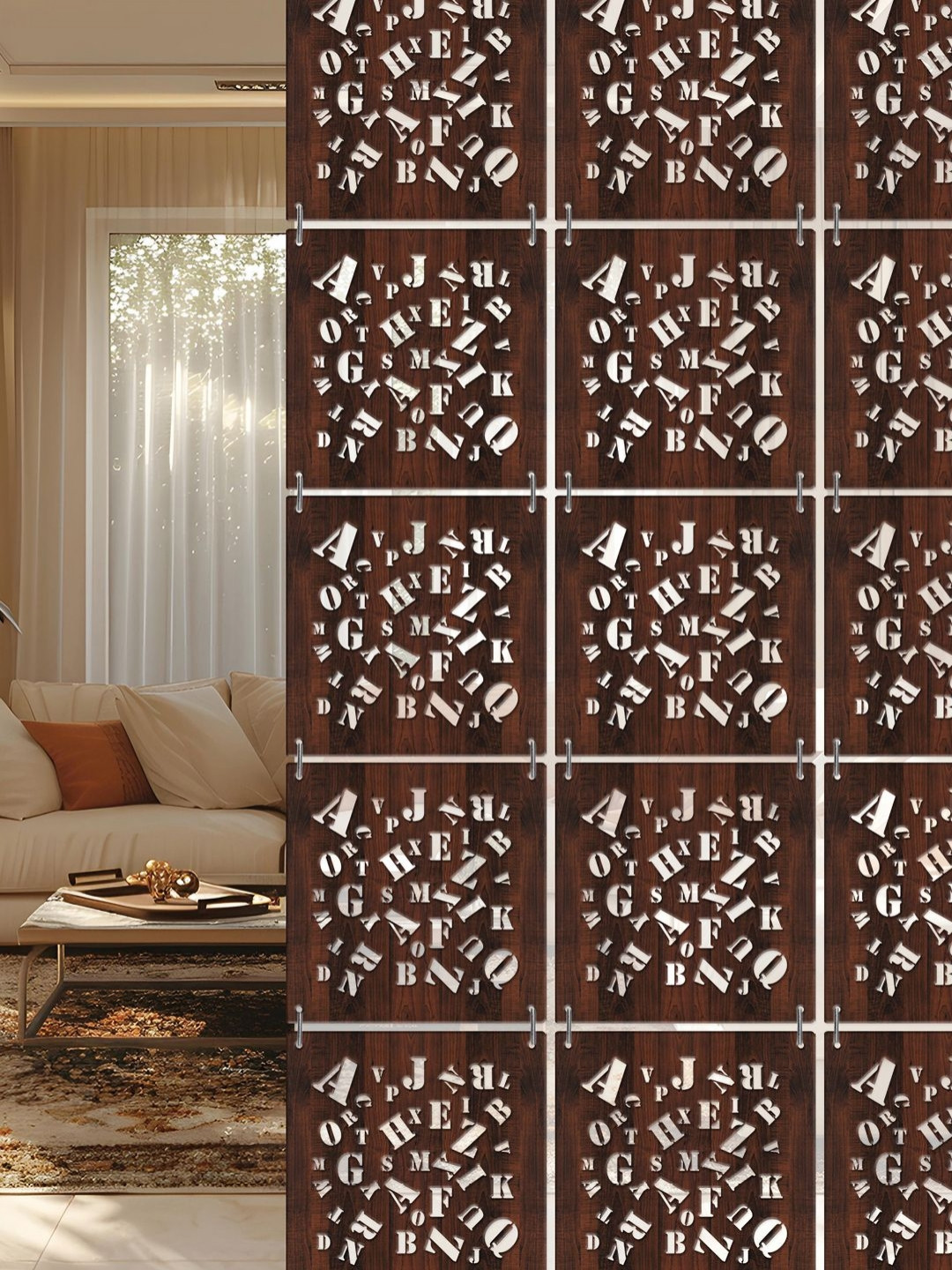 RANDOM Brown Window Blinds