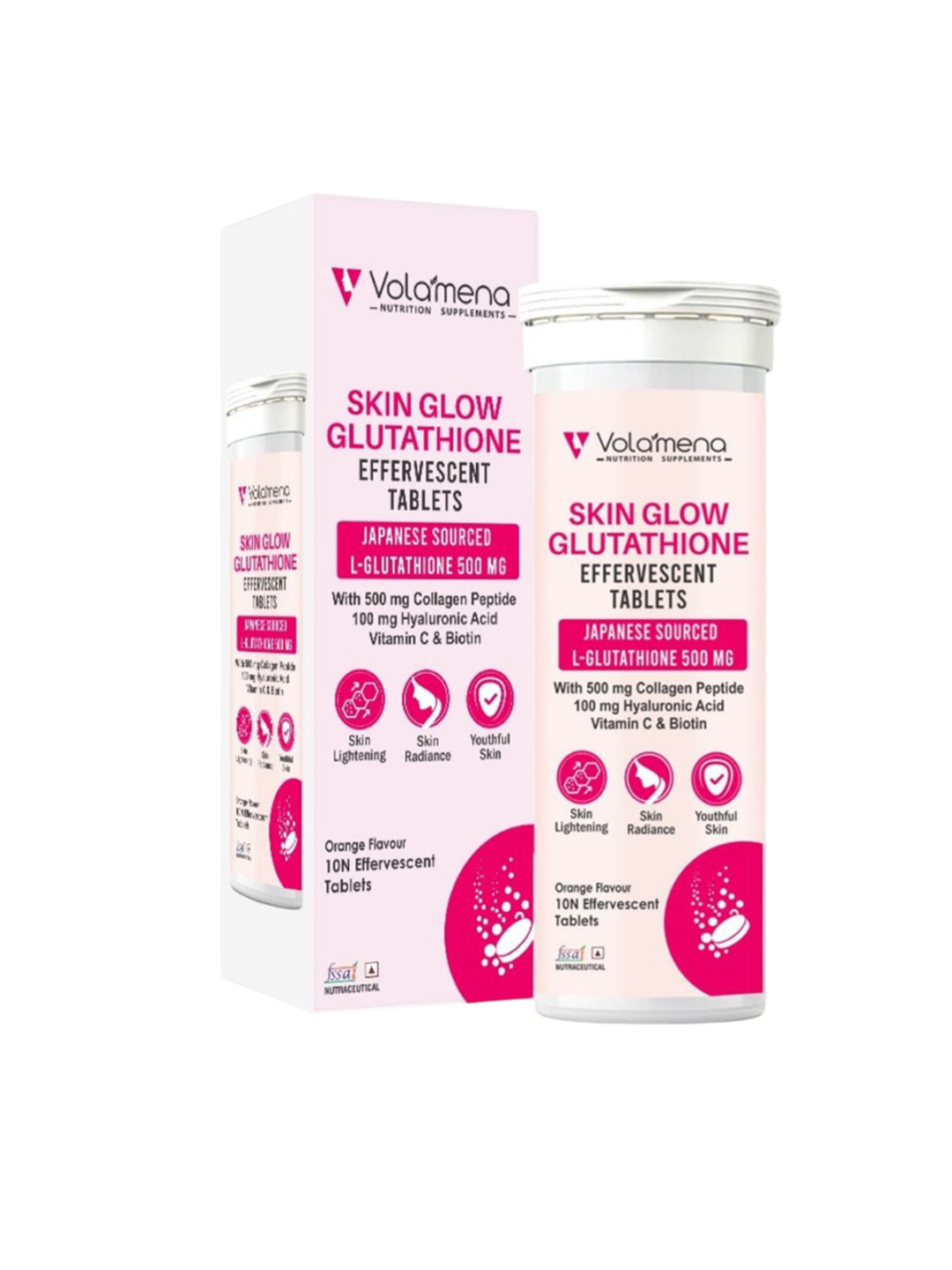 Volamena L Glutathione Effervescent Tablets - 10 N