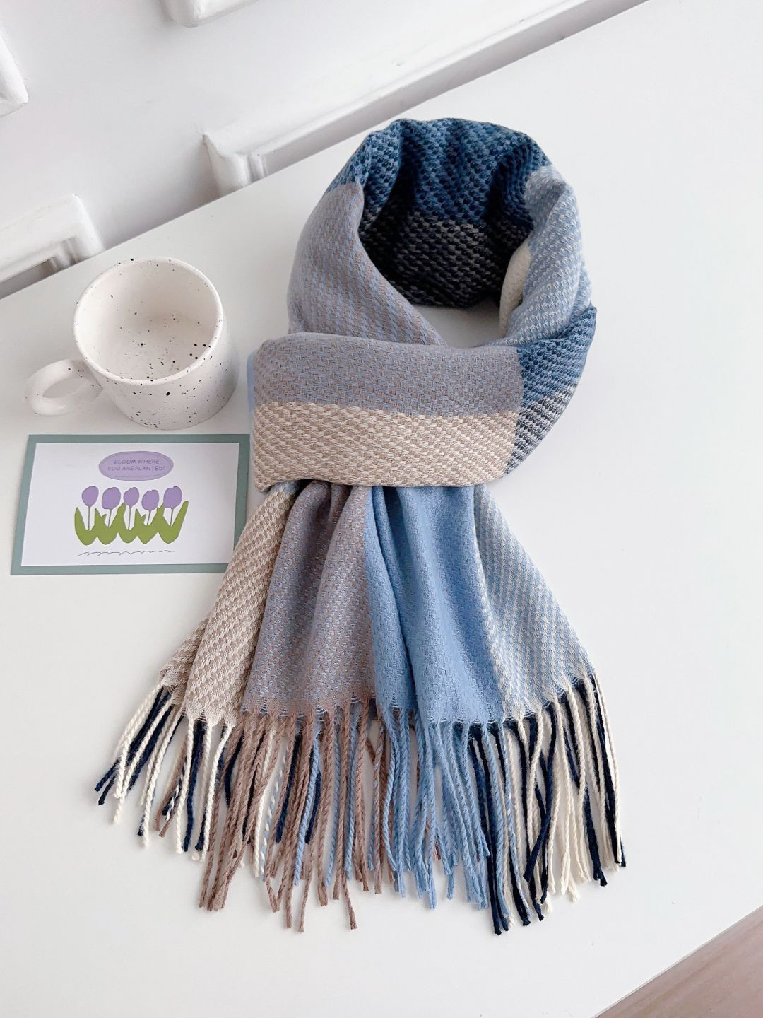 CrossKulture Women Checked Scarf