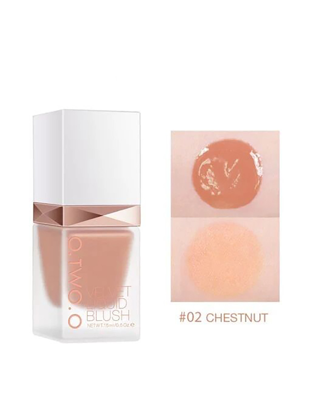 CEMA O.Two.O Long Lasting Velvet Liquid Blush-15ml-Chestnut-02