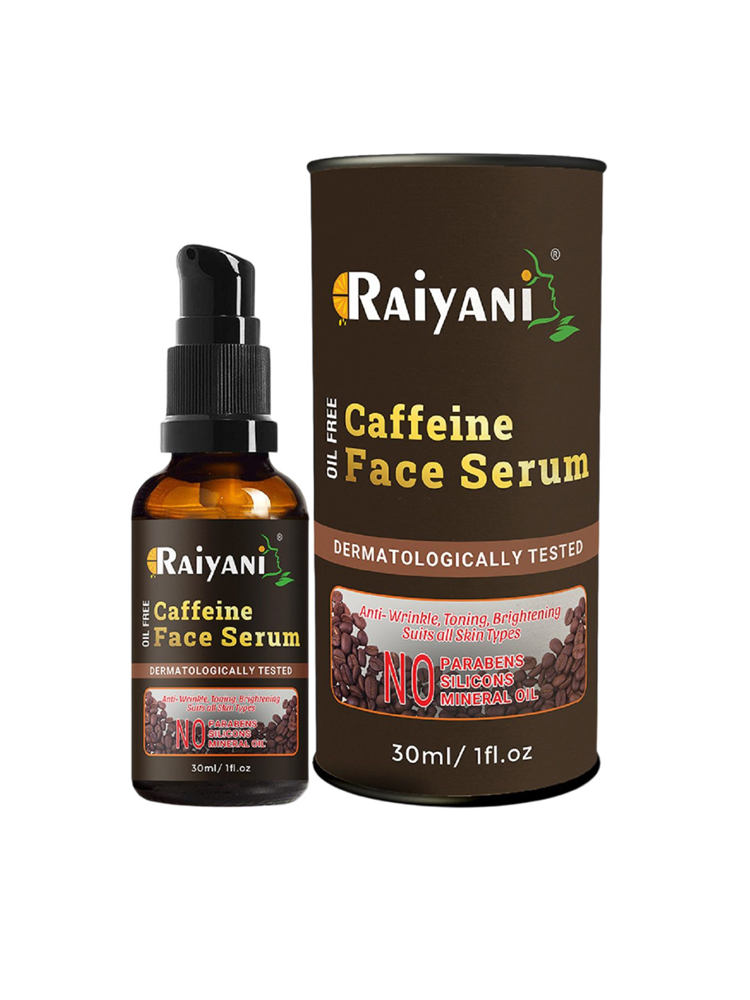 Raiyani Anti- Acne Caffeine Face Serum- 30ml