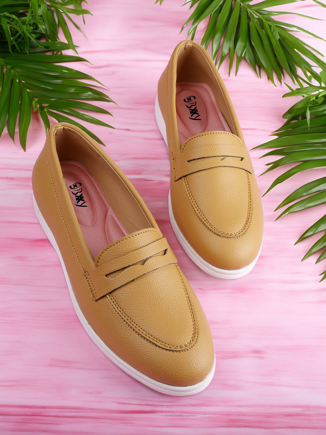 Bxxy Women Slip-On PU Loafers