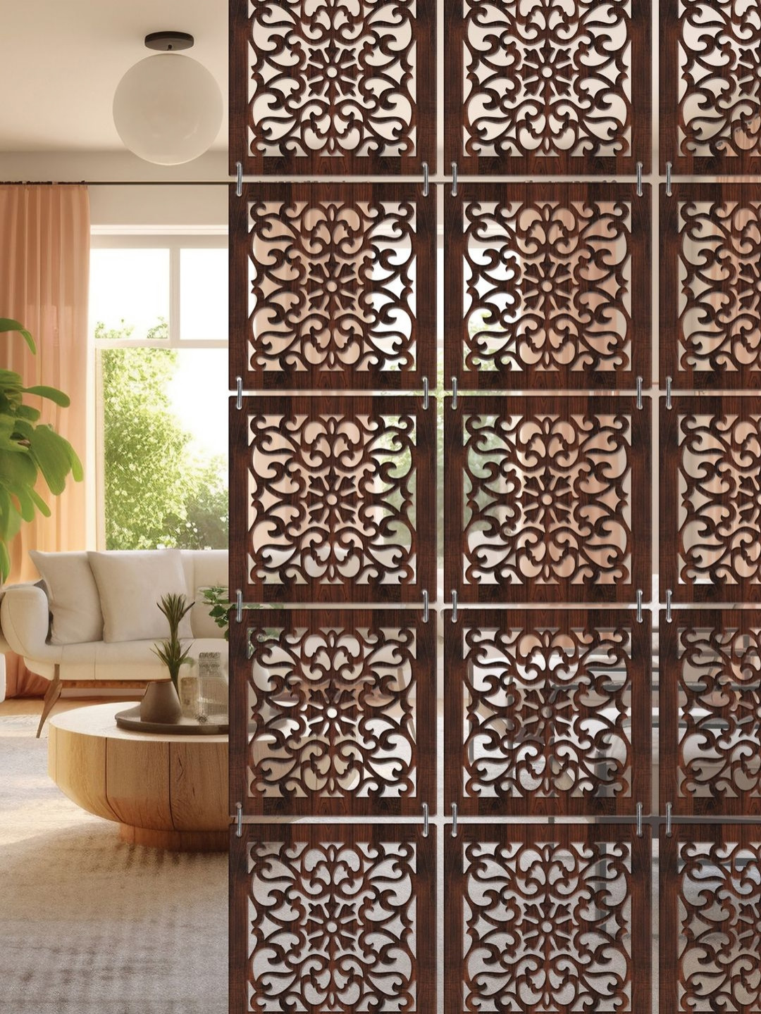 RANDOM Brown Ethnic Motifs Window Blinds