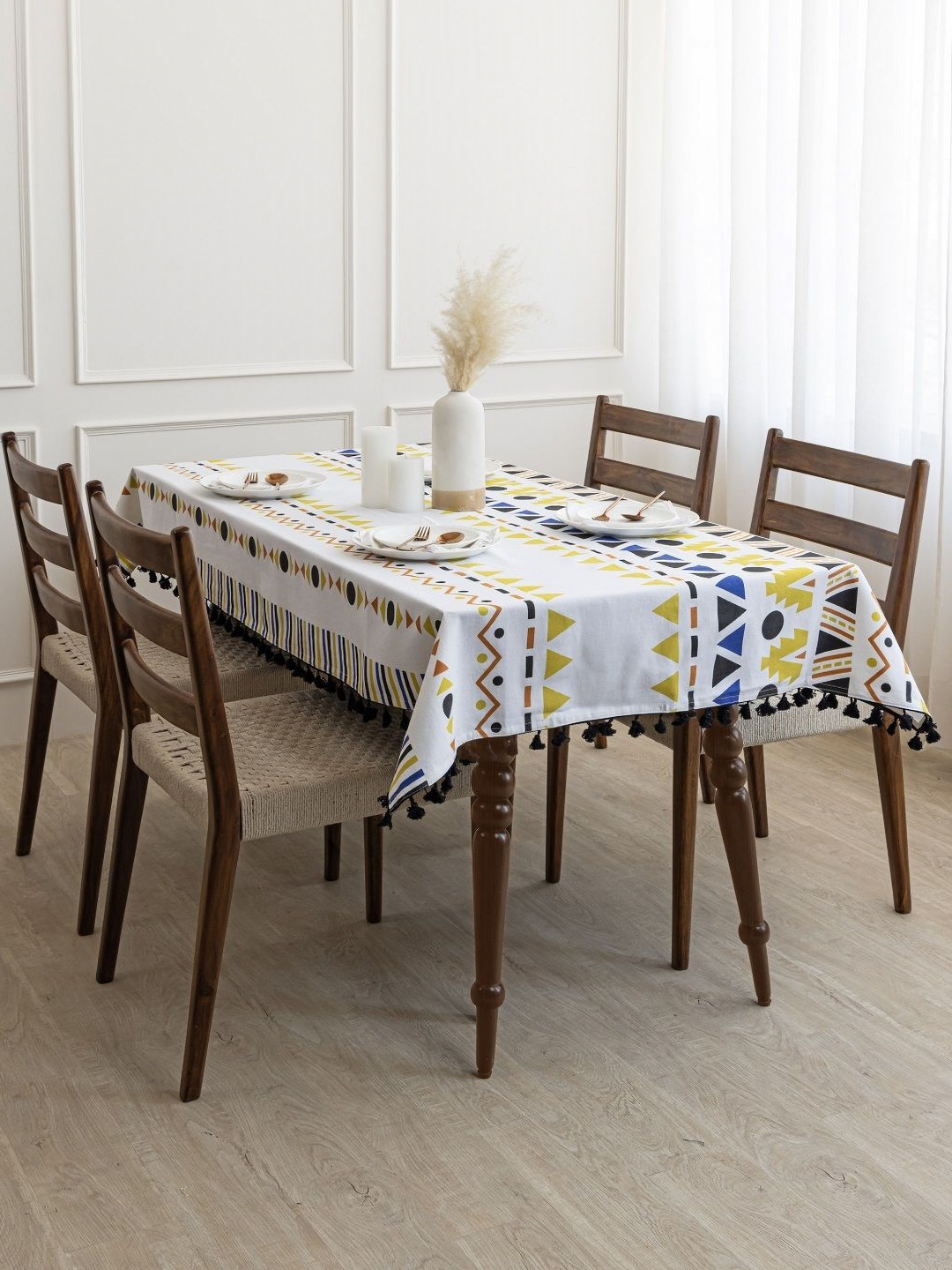 HOMEMONDE Unisex Yellow Table Covers