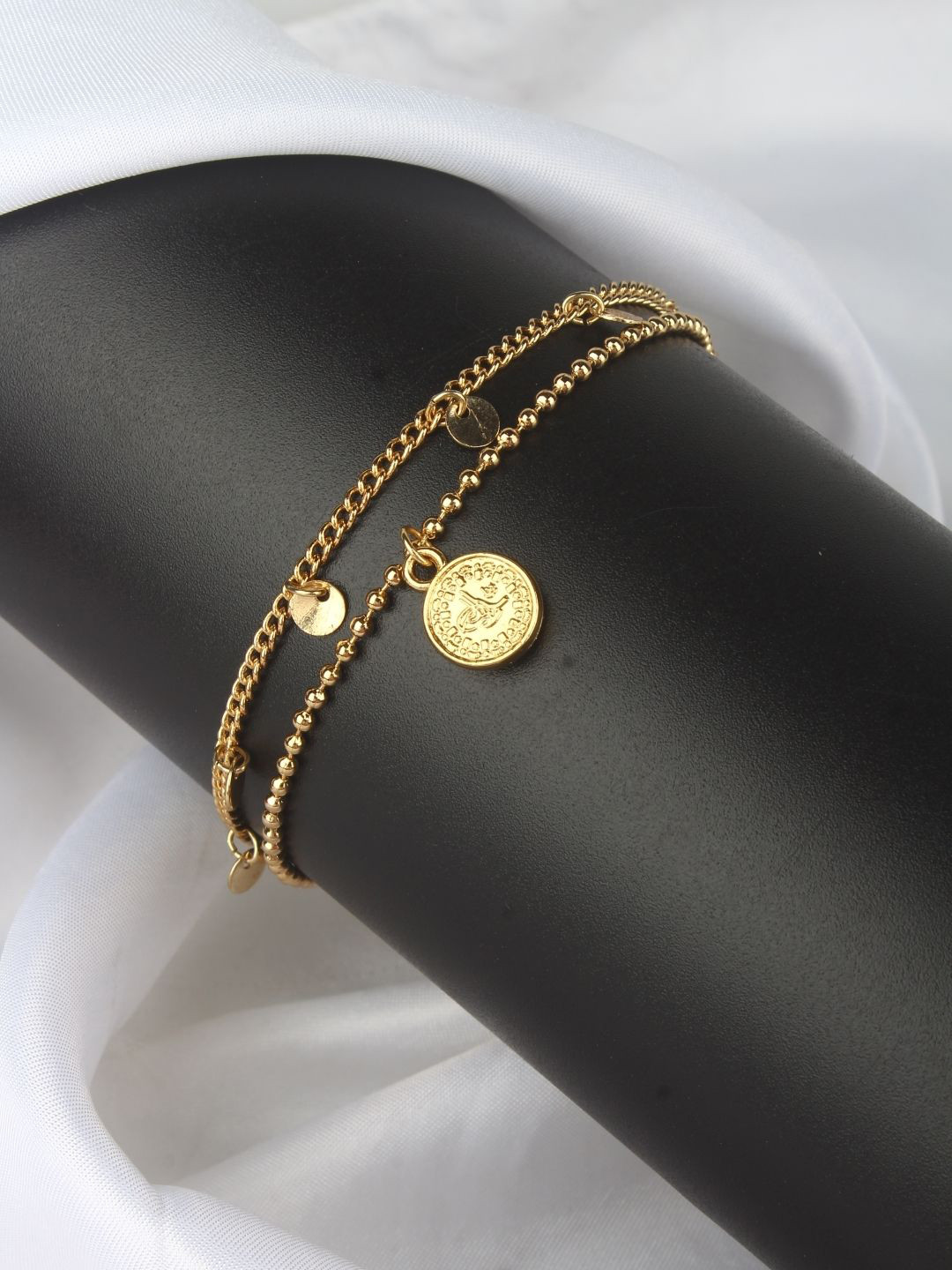 KPOP Gold-Plated Charm Bracelet