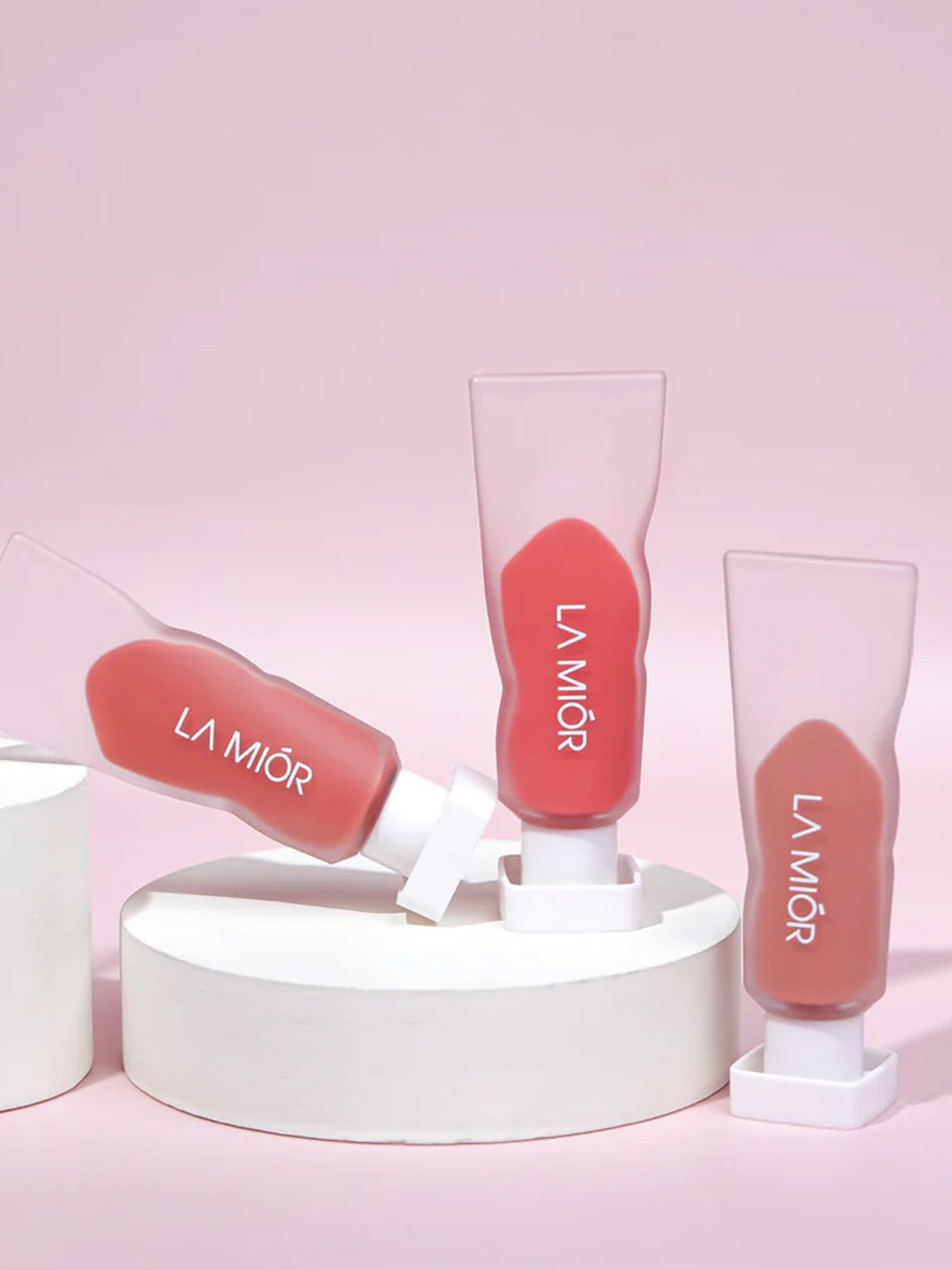 LAMIOR Set of 3 Velvet Liquid Lipstick - 5 ml Each - Brunch Date