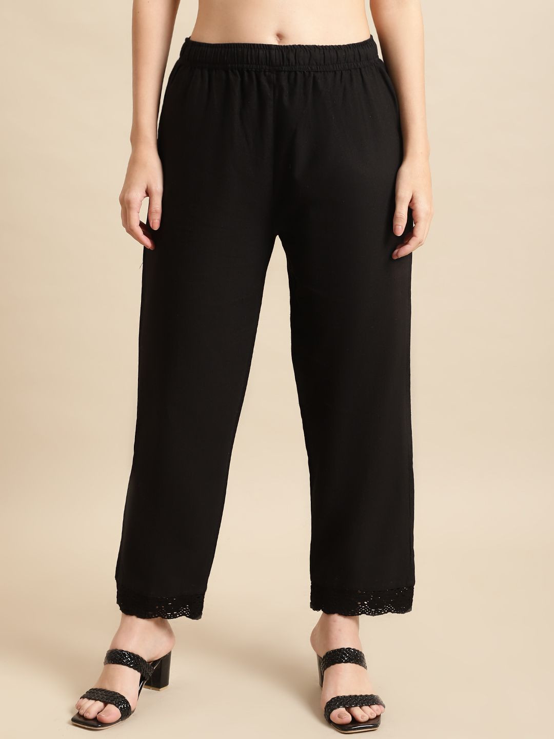 Pistaa Women Ethnic Palazzos
