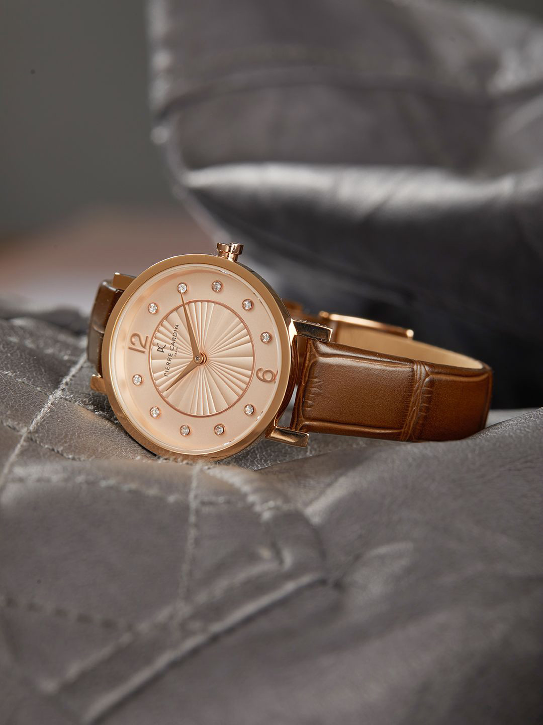 pierre cardin Women Dial & Leather Straps Analogue Watch CCM.0541