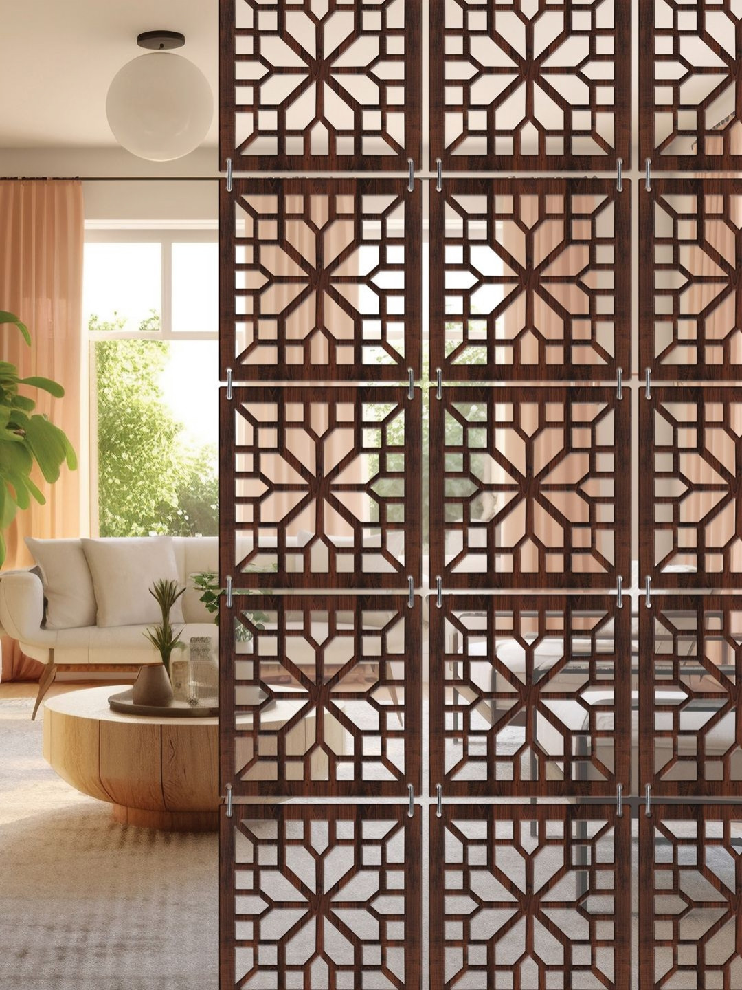 RANDOM Brown Ethnic Motifs Window Blinds
