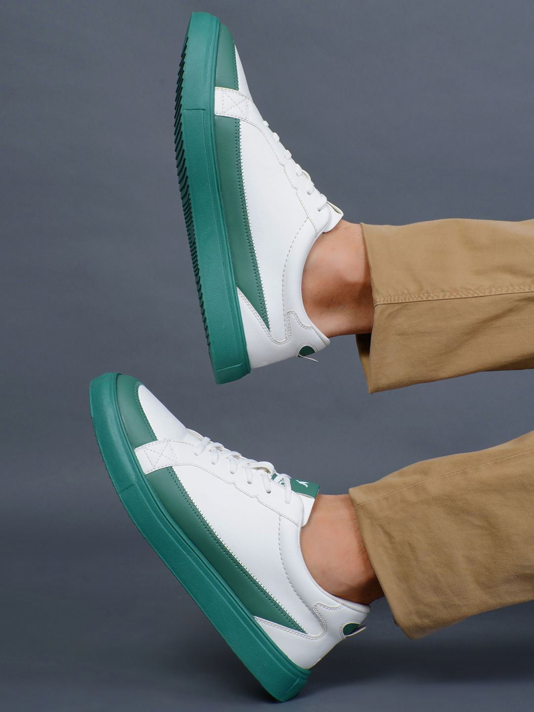 yoho Men Halo Premium Dual-Tone Slip-On Sneaker