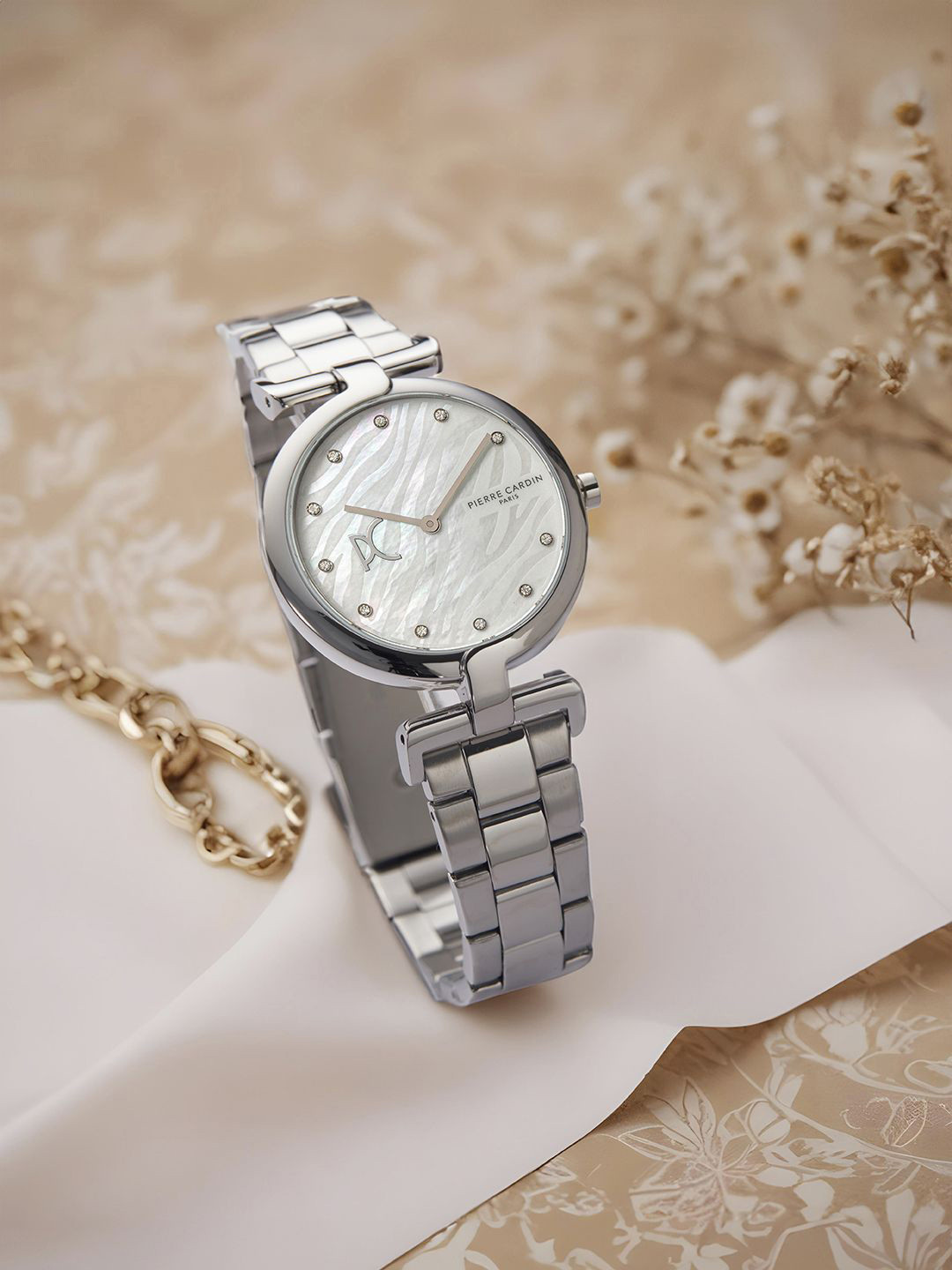 pierre cardin Women Dial & Stainless Steel Straps Analogue Watch CMD.3544